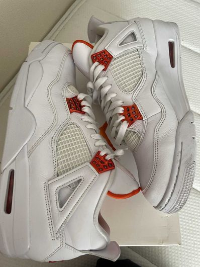 Nike Air Jordan 4 Retro "White/Team Orange"