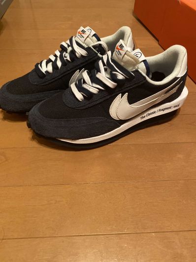 Fragment × sacai × Nike LD Waffle "Blackended Blue"