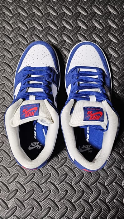 Nike SB Dunk Low "Los Angeles Dodgers/Deep Royal Blue"