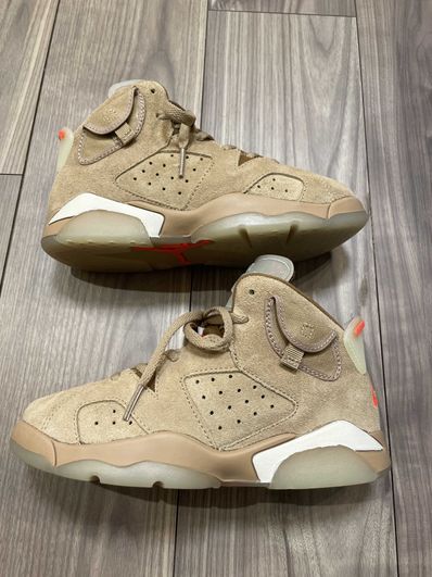 Travis Scott × Nike PS Air Jordan 6 "British Khaki"