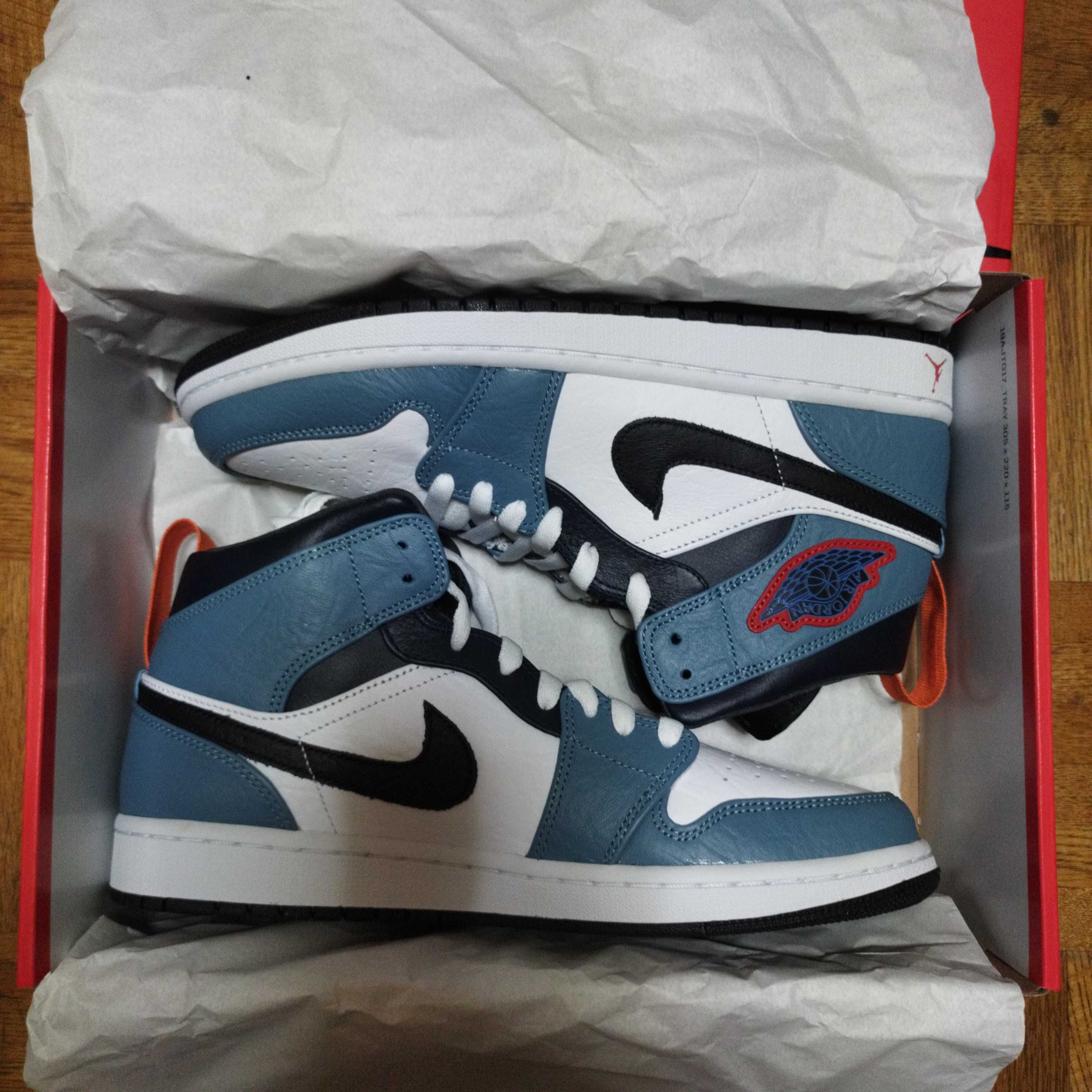 FACETASM × Nike Air Jordan 1 Mid "White/Navy"