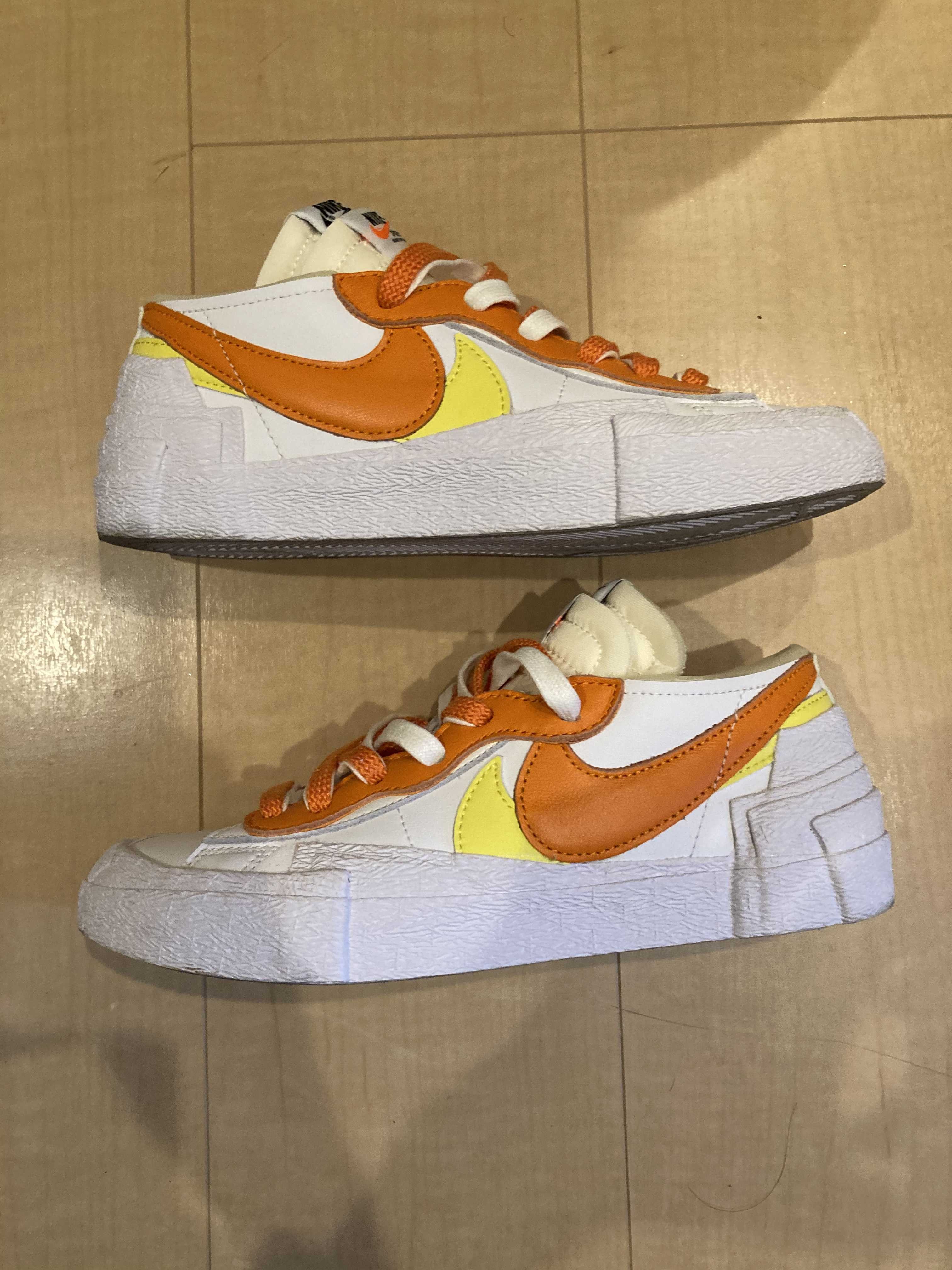 SACAI × NIKE BLAZER LOW "MAGMA ORANGE"