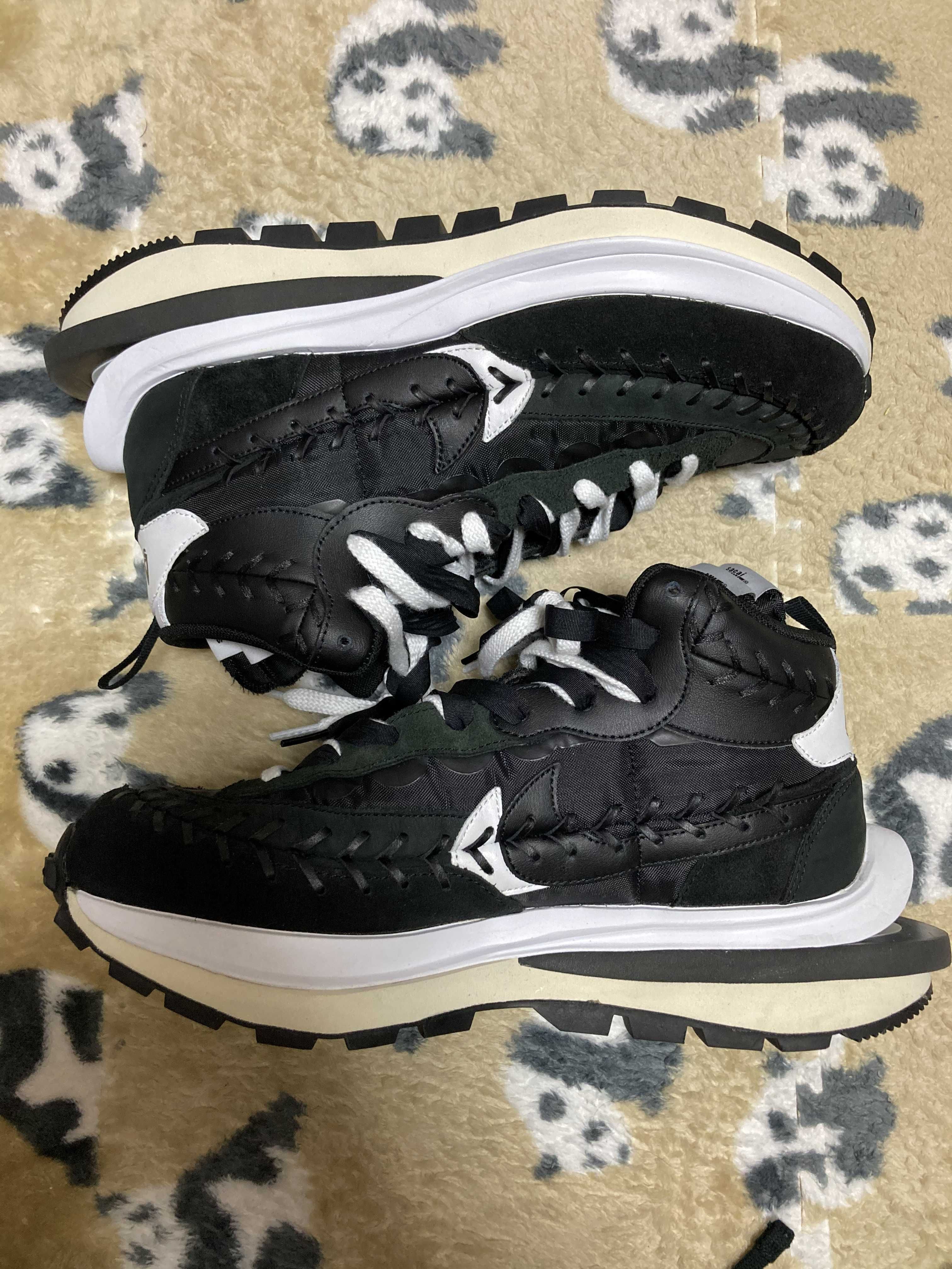 Jean-Paul Gaultier × sacai × Nike Vapor Waffle "Black/Black-White"