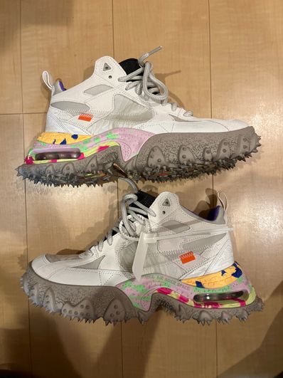Off-White × Nike Air Terra Forma "Summit White and PSYCHIC PURPLE"