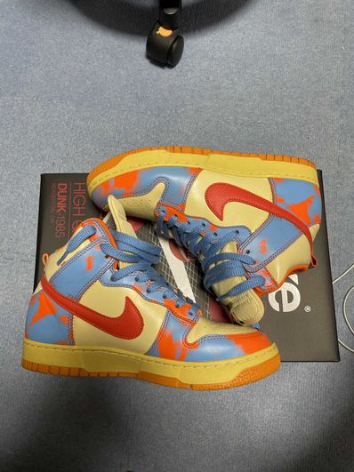 Nike Dunk High 1985 SP "Orange Acid Wash"