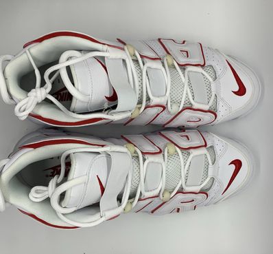 NIKE AIR MORE UPTEMPO "WHITE/VARSITY RED" (2021)