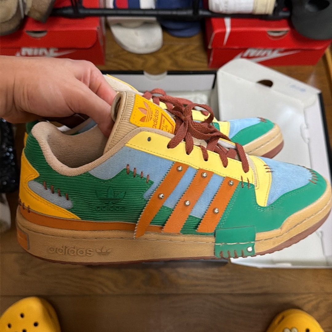 Melting Sadness × adidas Forum Low "Active Gold/Tech Copper/Pale Nude"