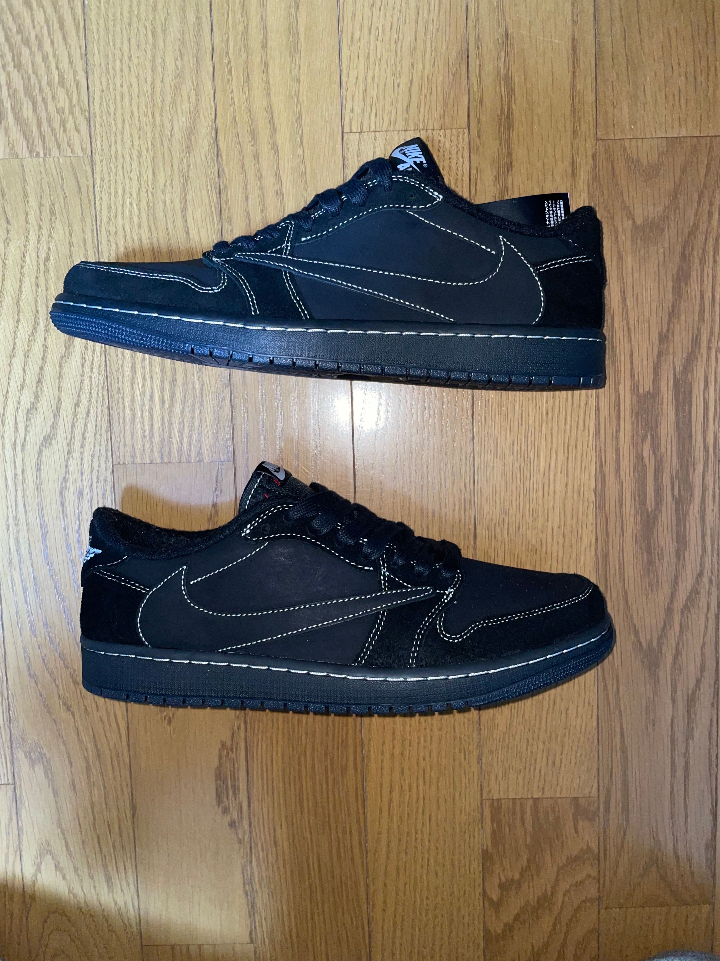 Travis Scott × Nike Air Jordan 1 Low OG SP "Black Phantom"
