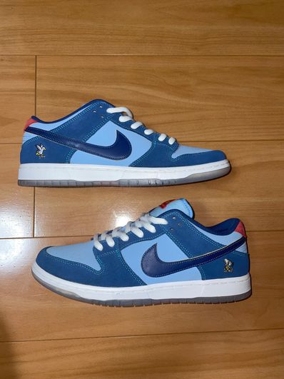 Why So Sad? × Nike SB Dunk Low "Coastal Blue/Speed Yellow-University Red"