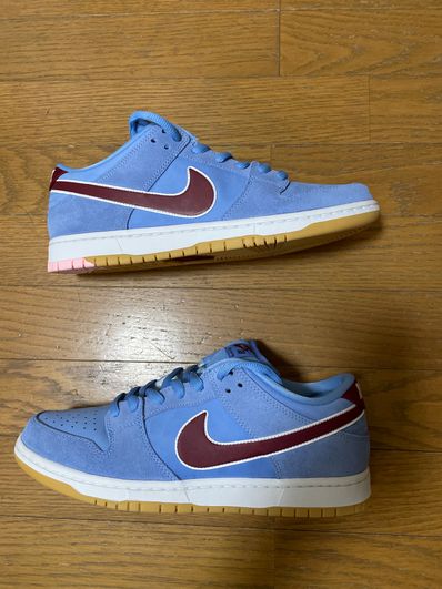 Nike SB Dunk Low Pro "Philadelphia Phillies/Valor Blue and Team Maroon"