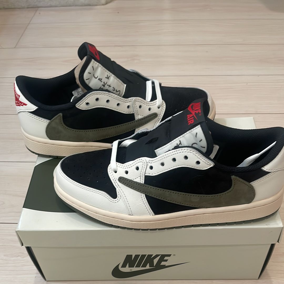 Travis Scott × Nike Women's Air Jordan 1 Low OG "Medium Olive"