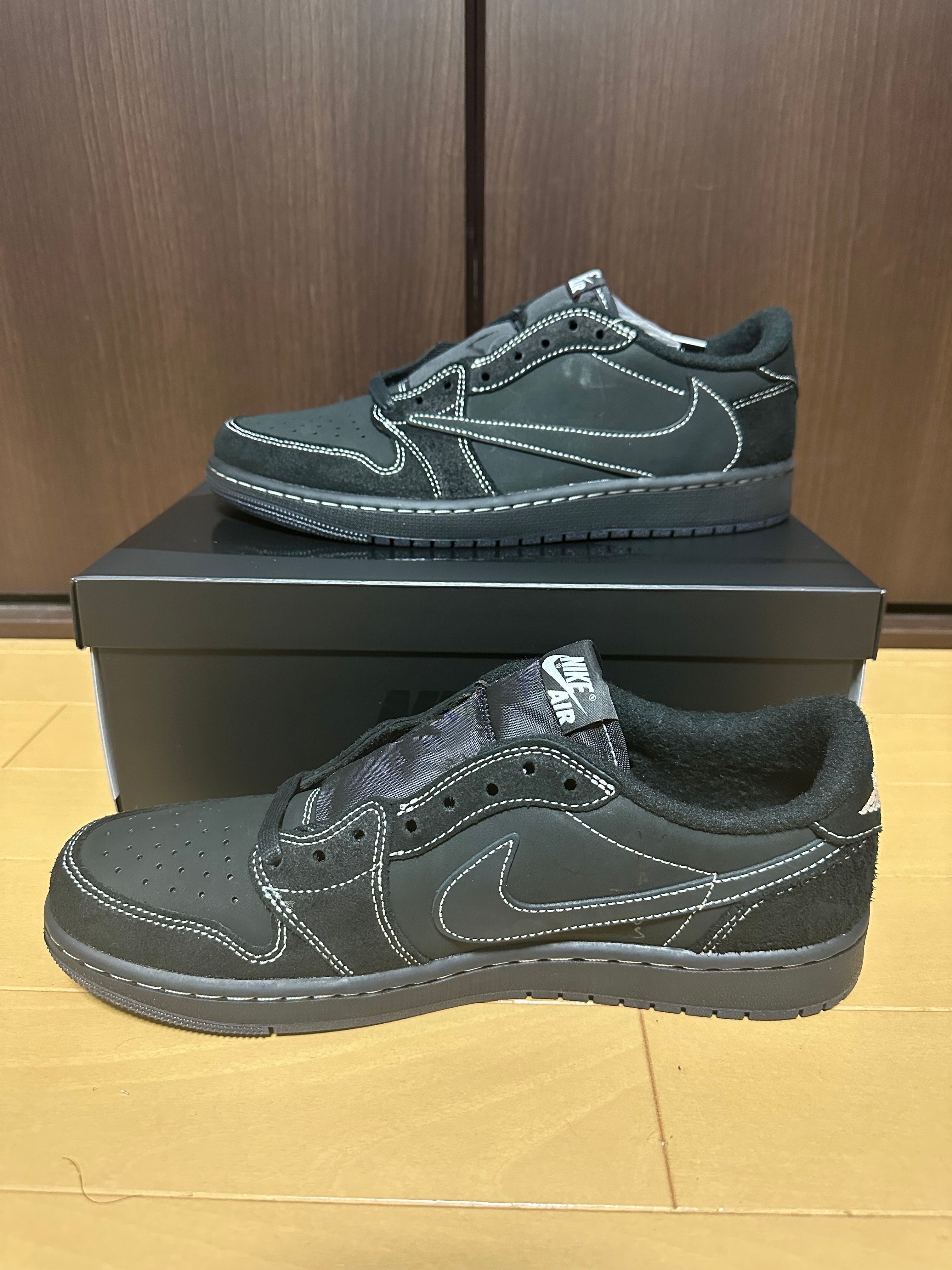 Travis Scott × Nike Air Jordan 1 Low OG SP "Black Phantom"