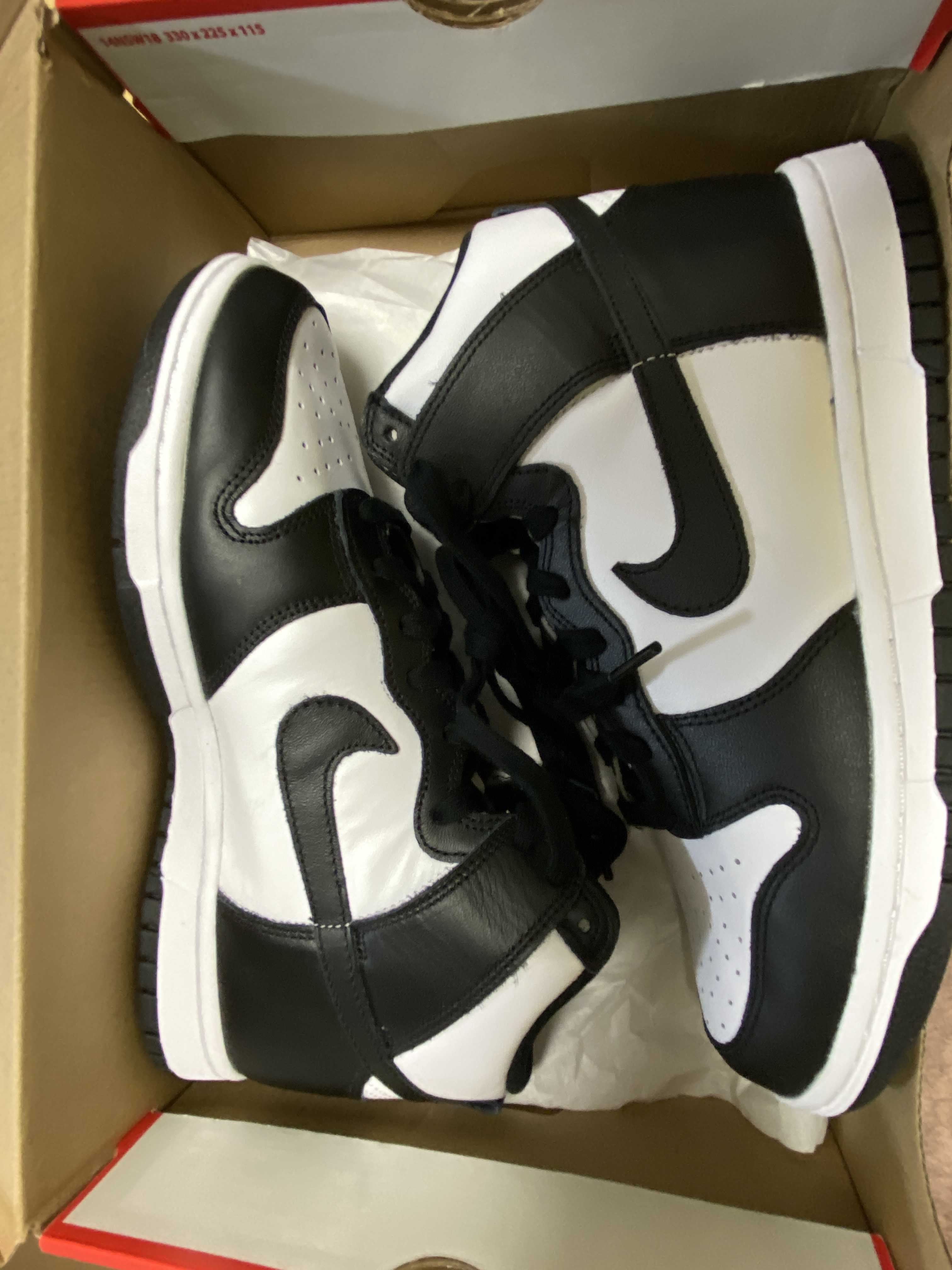 Nike Women's Dunk High "Black and White"