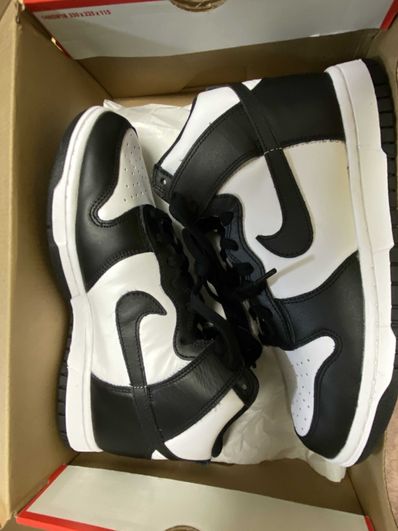 Nike Women's Dunk High "Black and White"