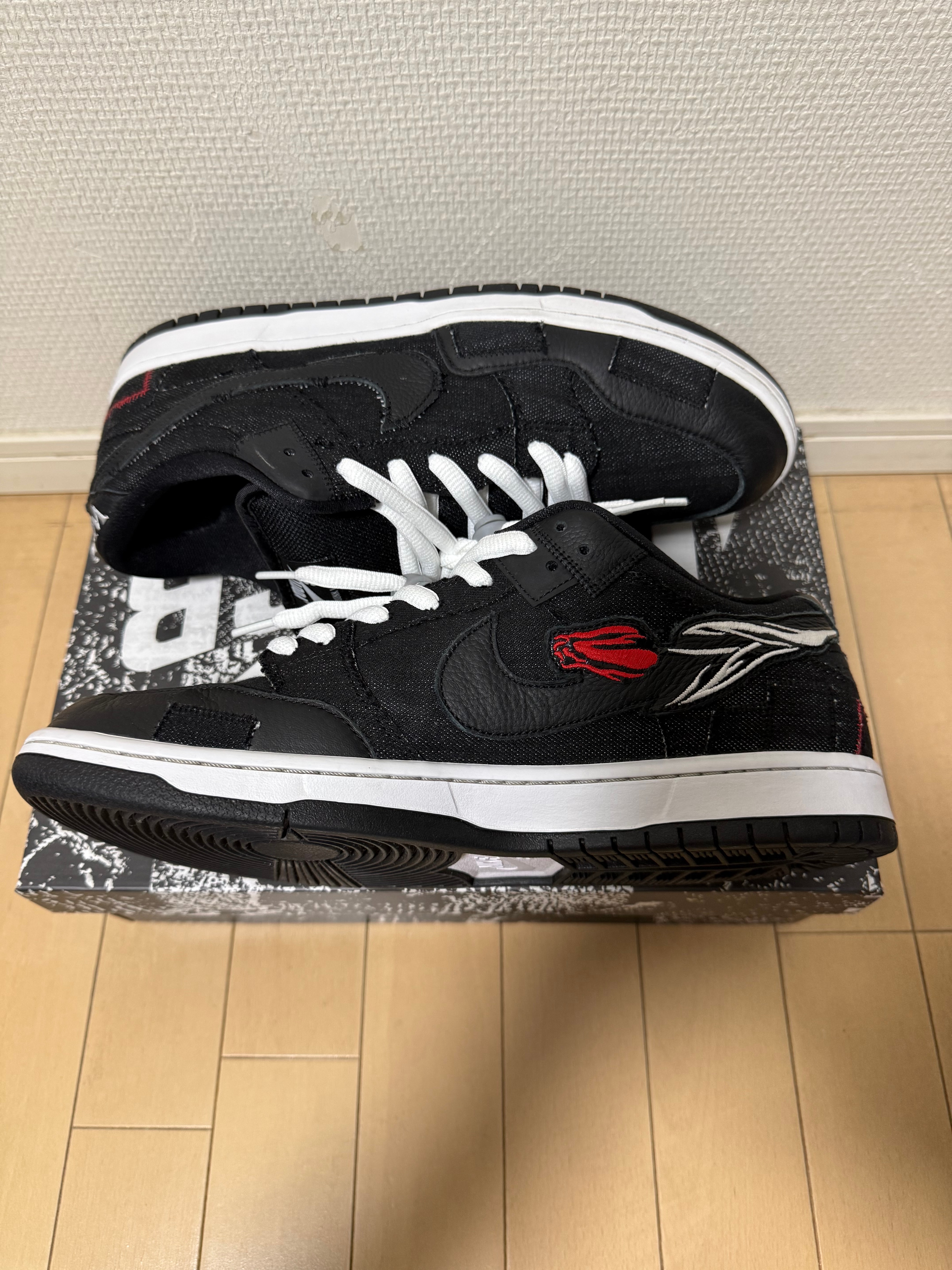 Wasted Youth × Nike SB Dunk Low "Black Denim"(Special Box) / VERDY