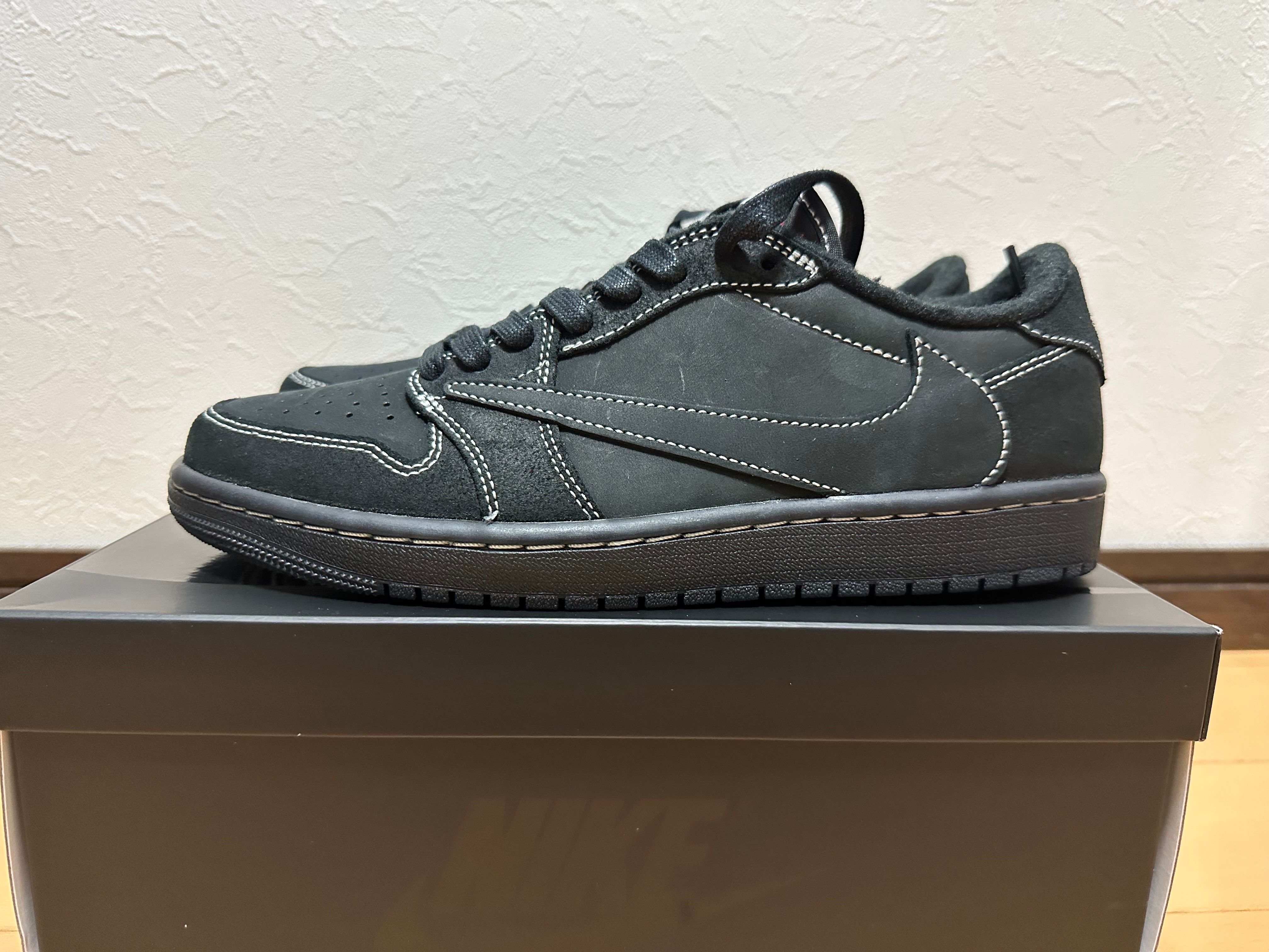 Travis Scott × Nike Air Jordan 1 Low OG SP "Black Phantom"