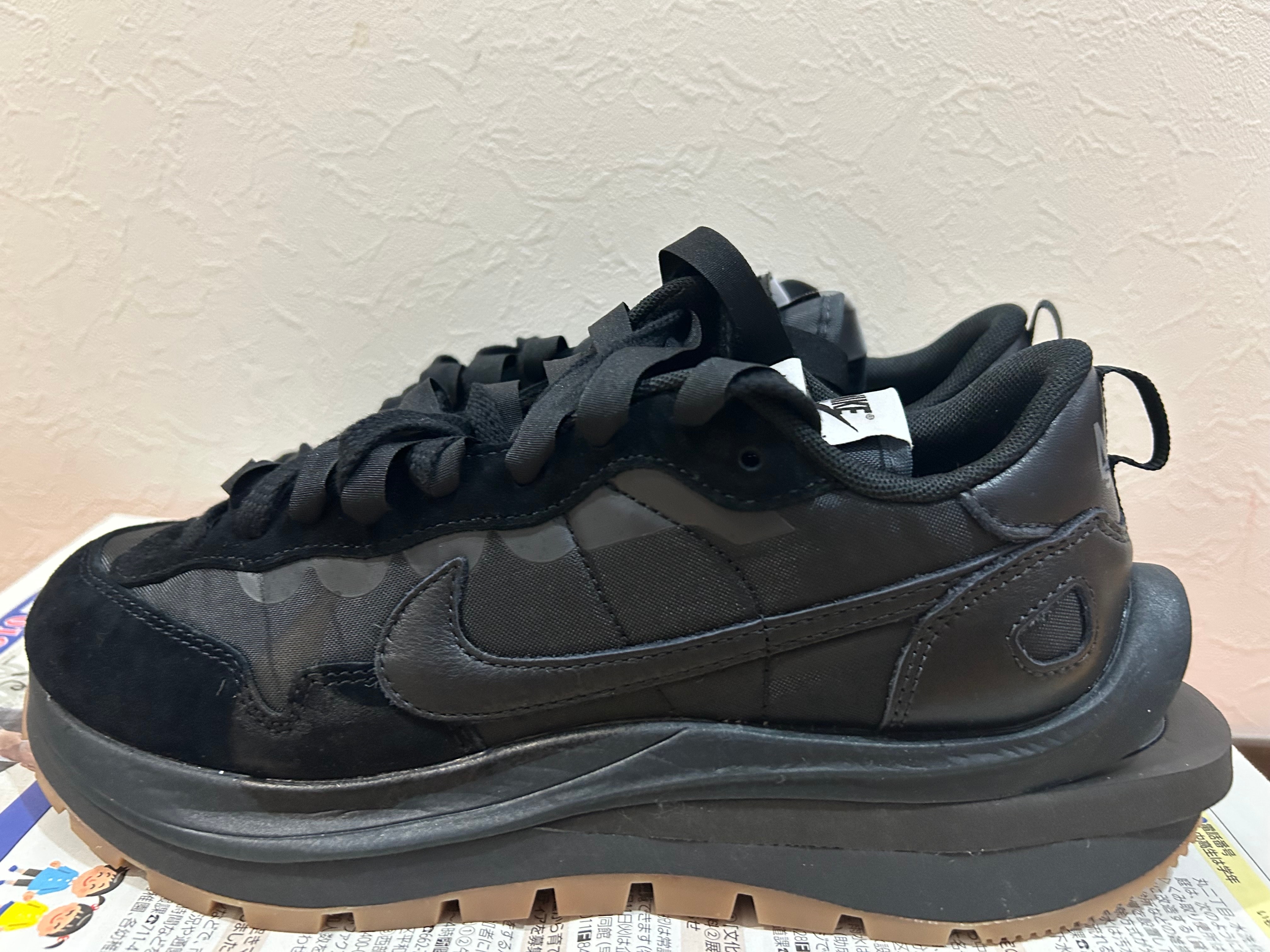 sacai × Nike VaporWaffle "Black Gum"