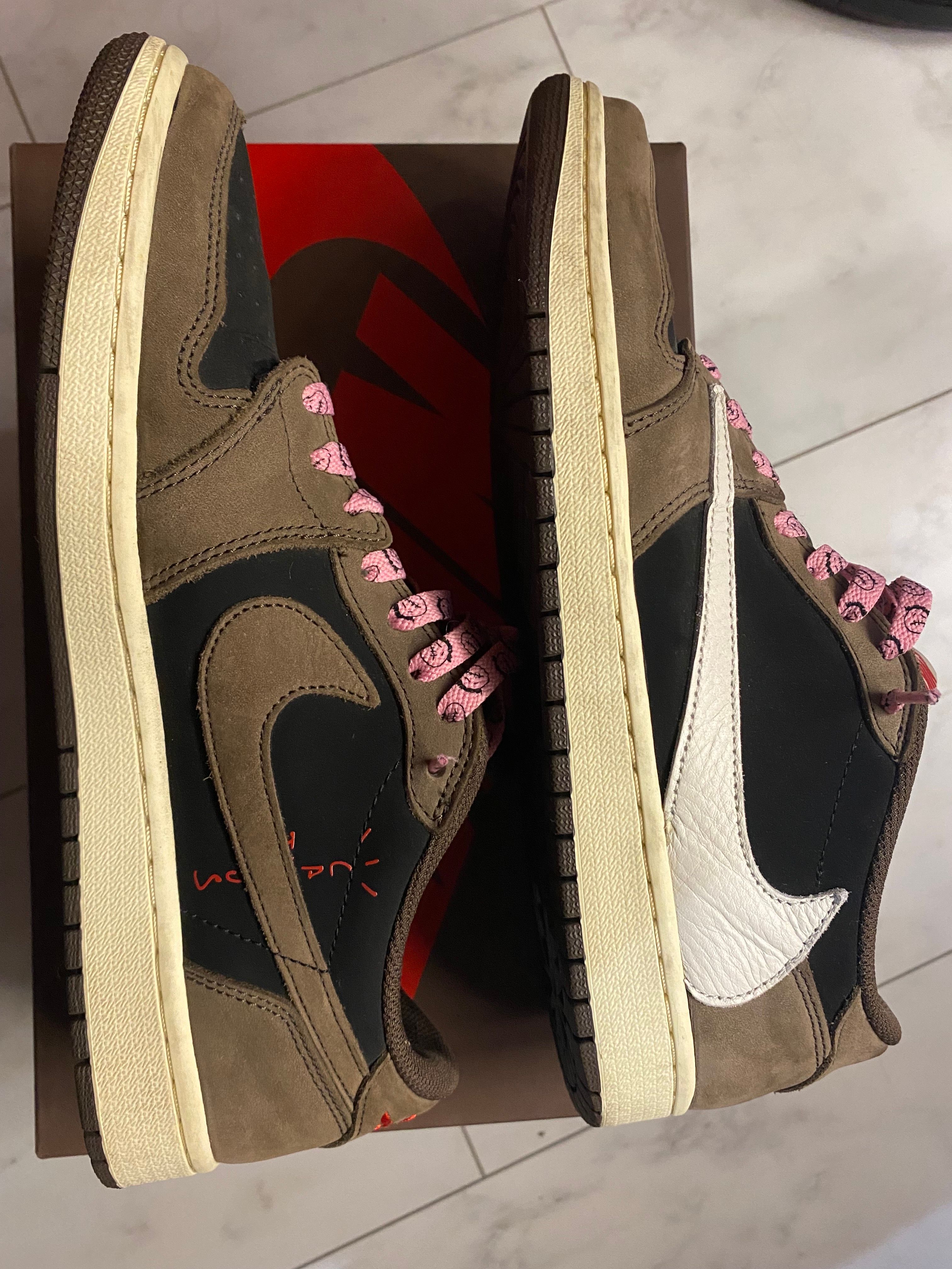 Travis Scott × Nike Air Jordan 1 Low OG SP-T "Black/Dark Mocha"
