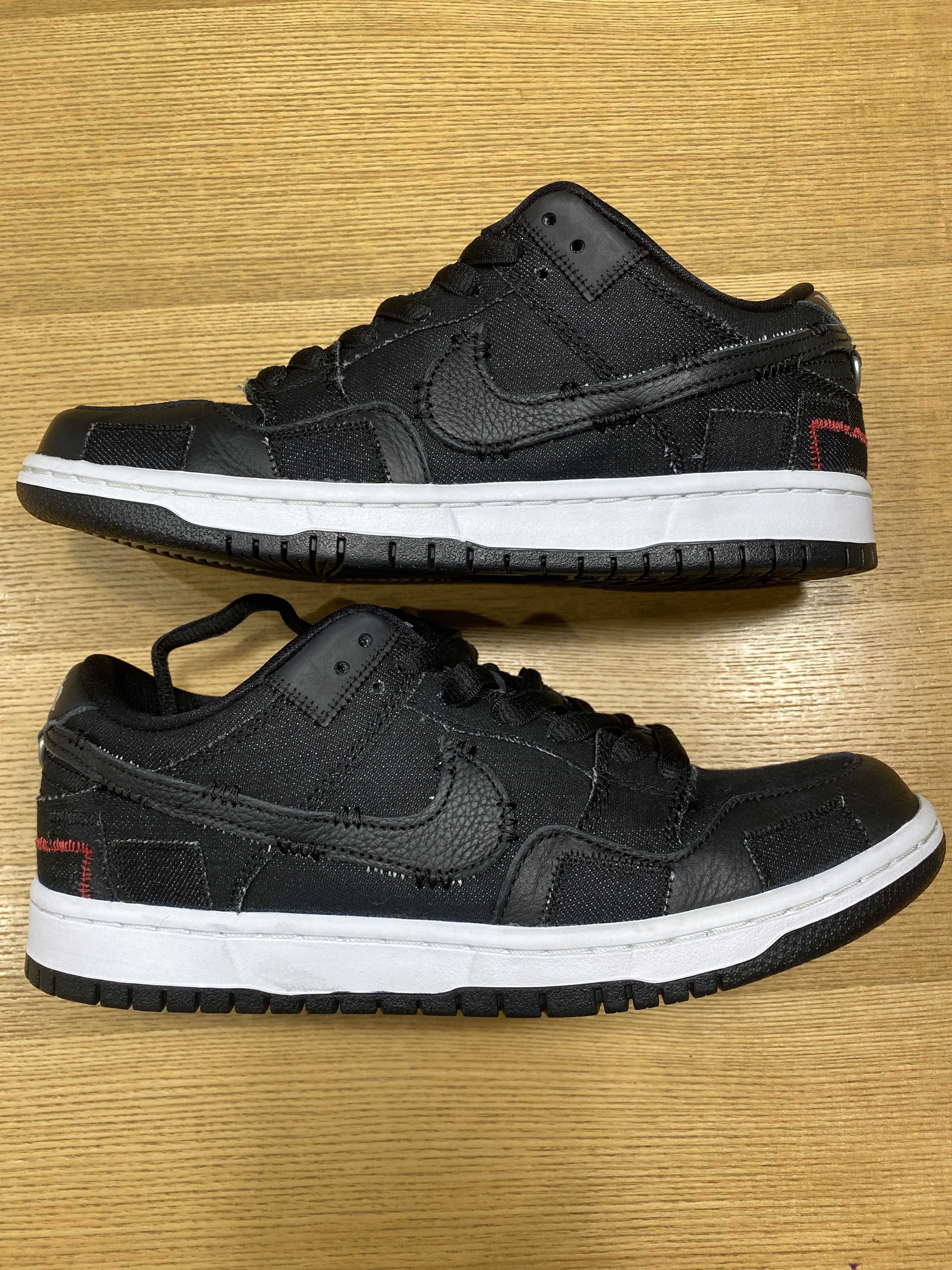 Wasted Youth × Nike SB Dunk Low "Black Denim" / VERDY