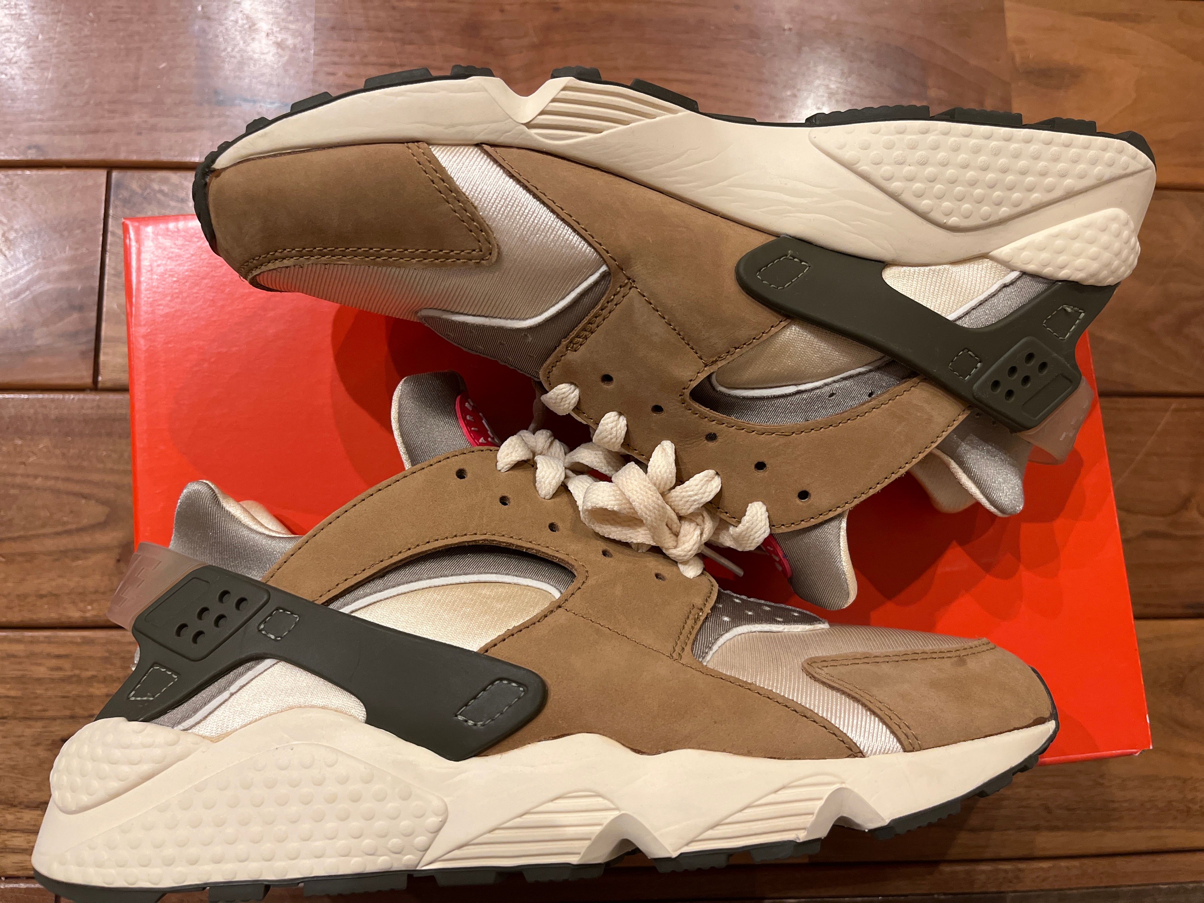 Stussy × Nike Air Huarache "Desert Oak"