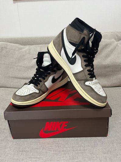 Travis Scott × Nike Air Jordan 1 Retro High OG TS SP "Sail/Dark Mocha"