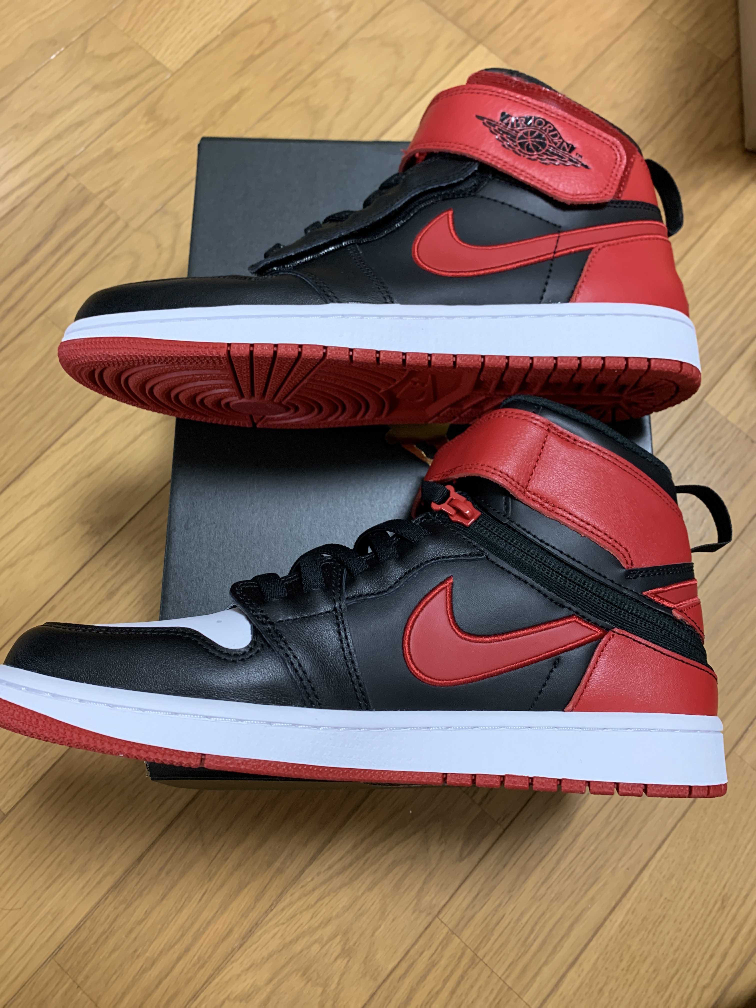 Nike Air Jordan 1 High Flyease "Black/Gym Red"