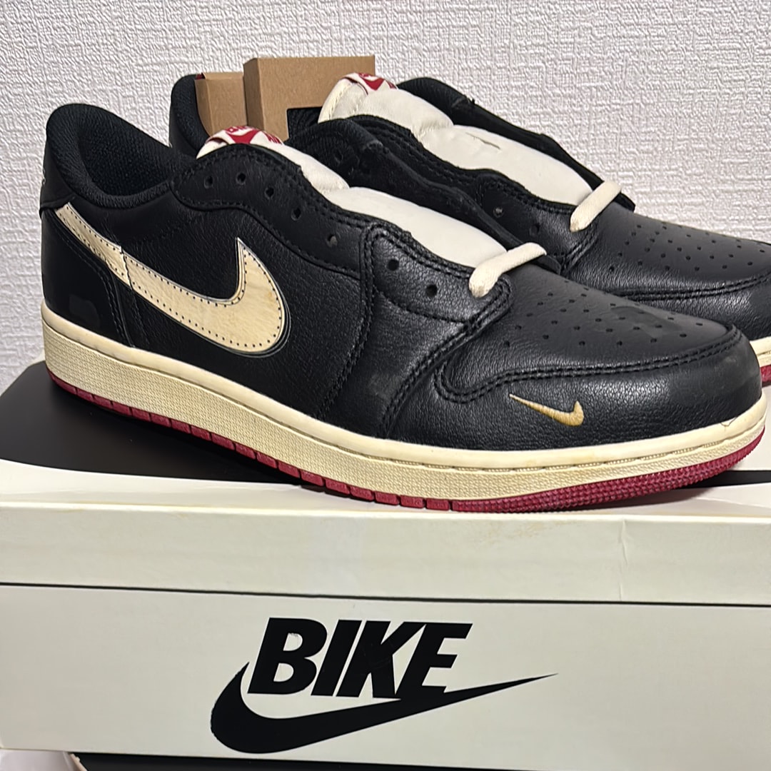 ナイジェルシルベスター × ナイキ エアジョーダン1 レトロ ロー OG "ベター ウィズ タイム"