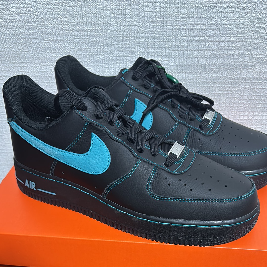 ナイキ エアフォース1 ロー "ブラックティファニー"