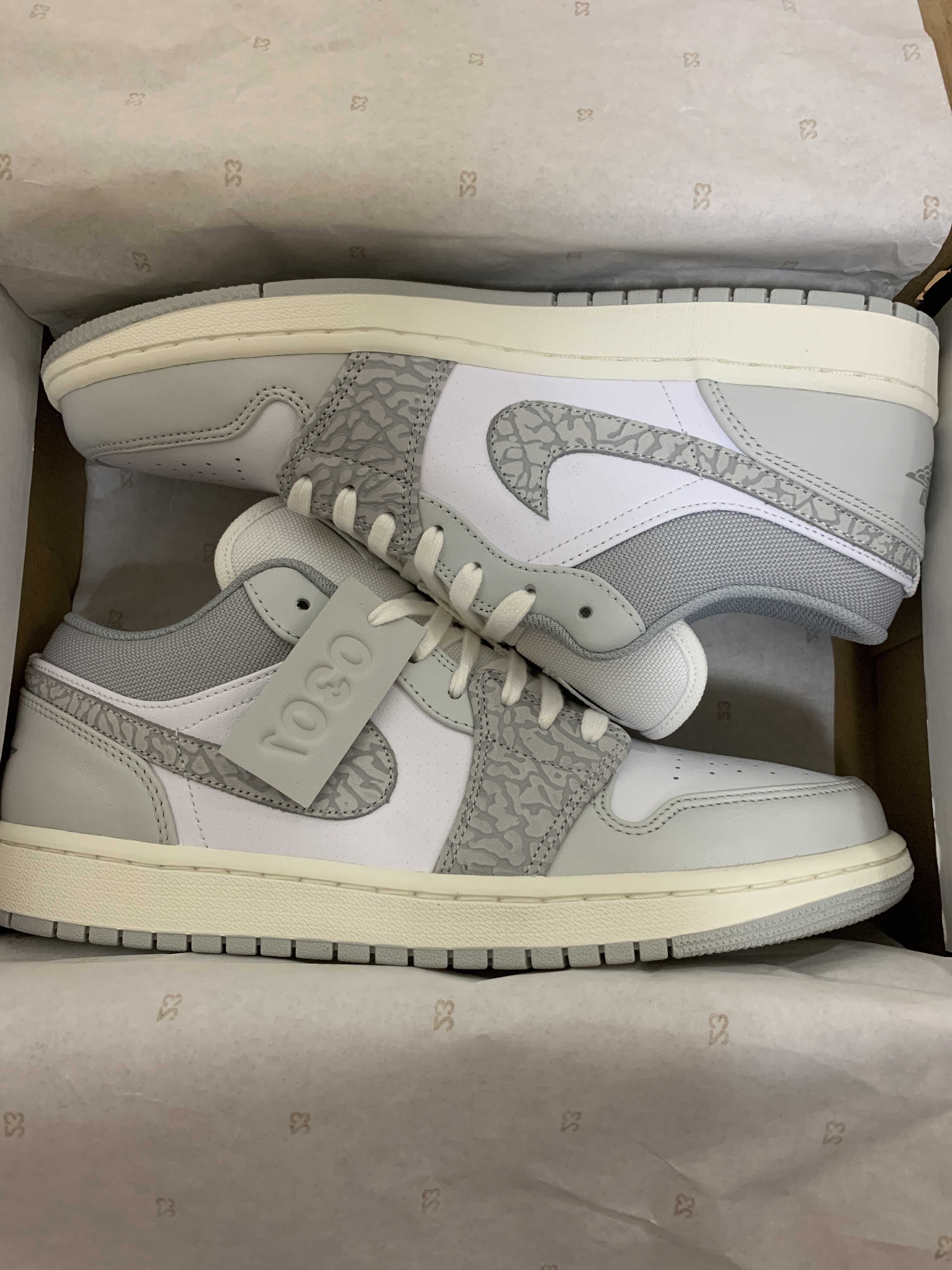 Nike Air Jordan 1 Low PRM "Elephant Print/Safari"