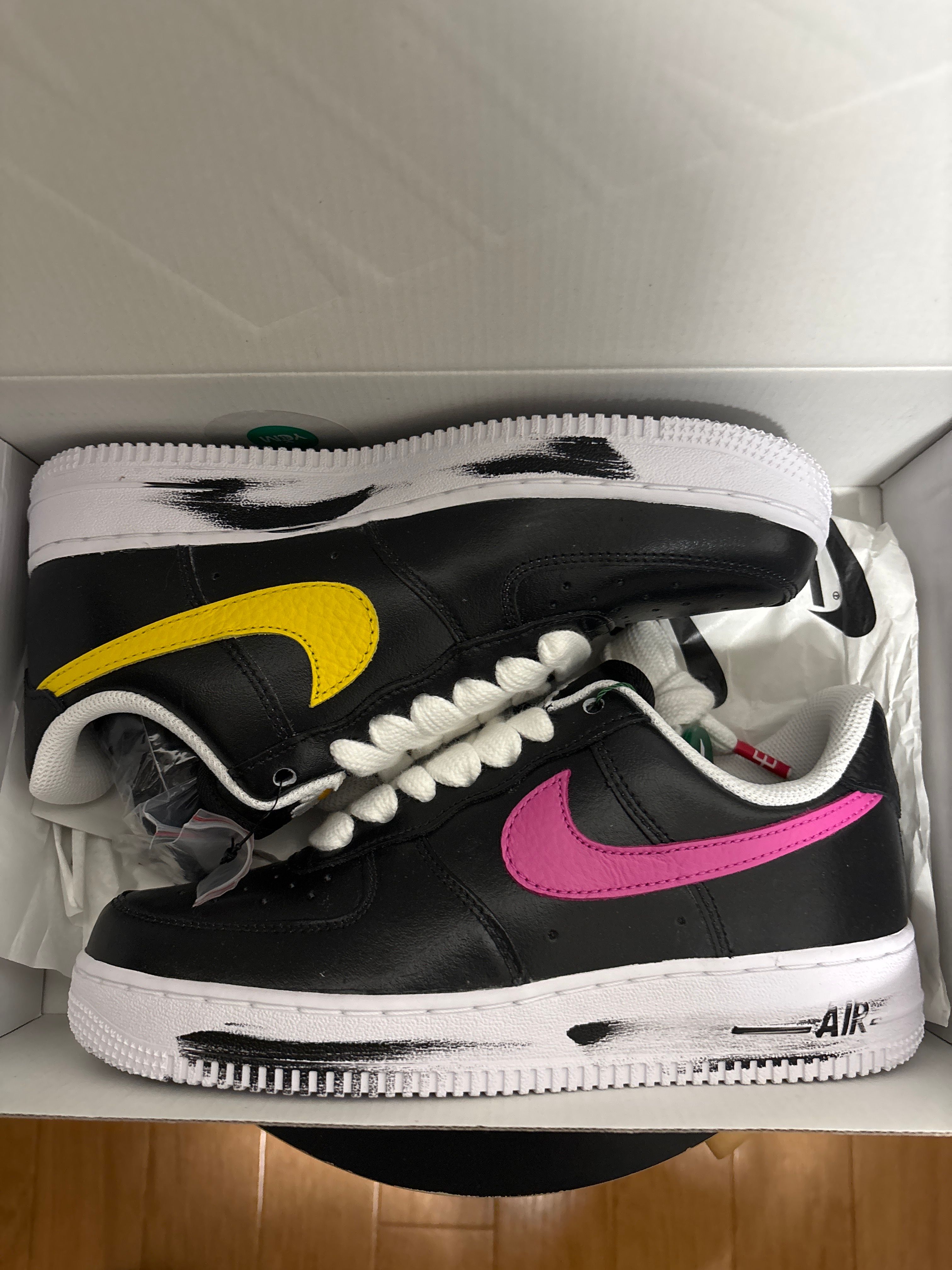 PEACEMINUSONE × Nike Air Force 1 Low '07 Para-Noise 3.0 "Black and Multi-Color" / G-DRAGON