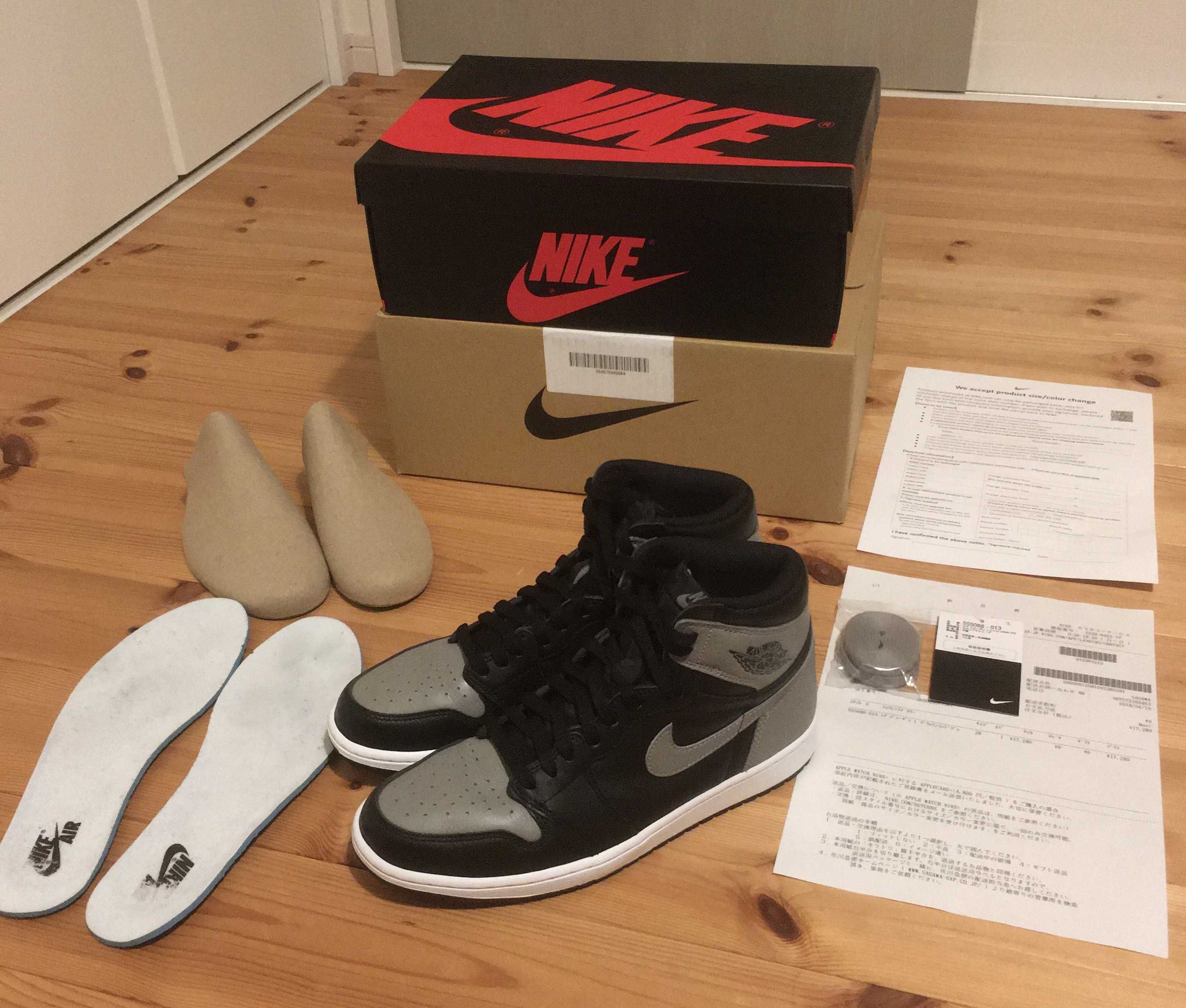 Nike Air Jordan 1 Retro High OG "Shadow"(2018)