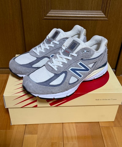New Balance 990V4 "Gray/Slate Blue"