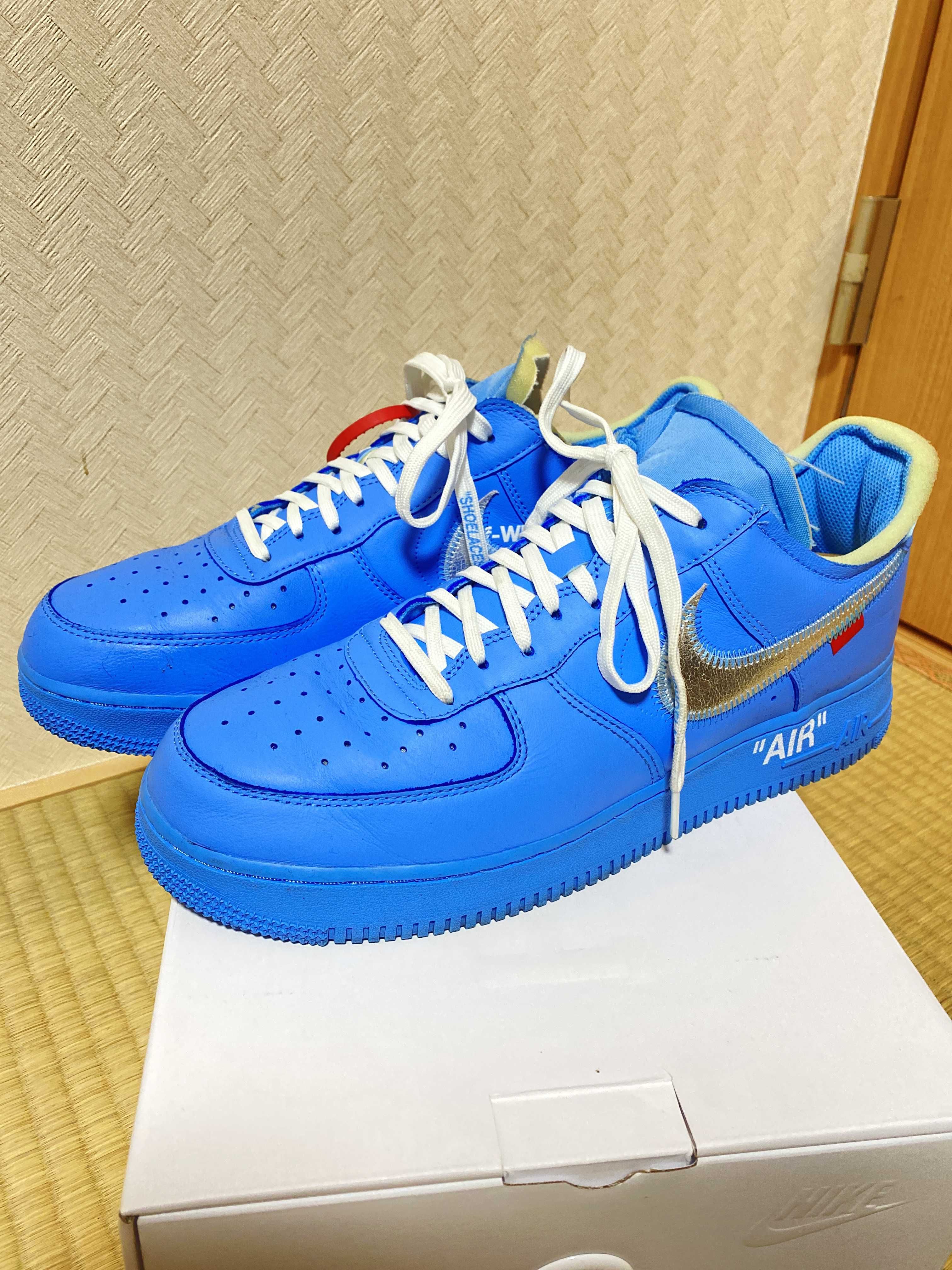 Off-White × Nike Air Force 1 Low "MCA University Blue"