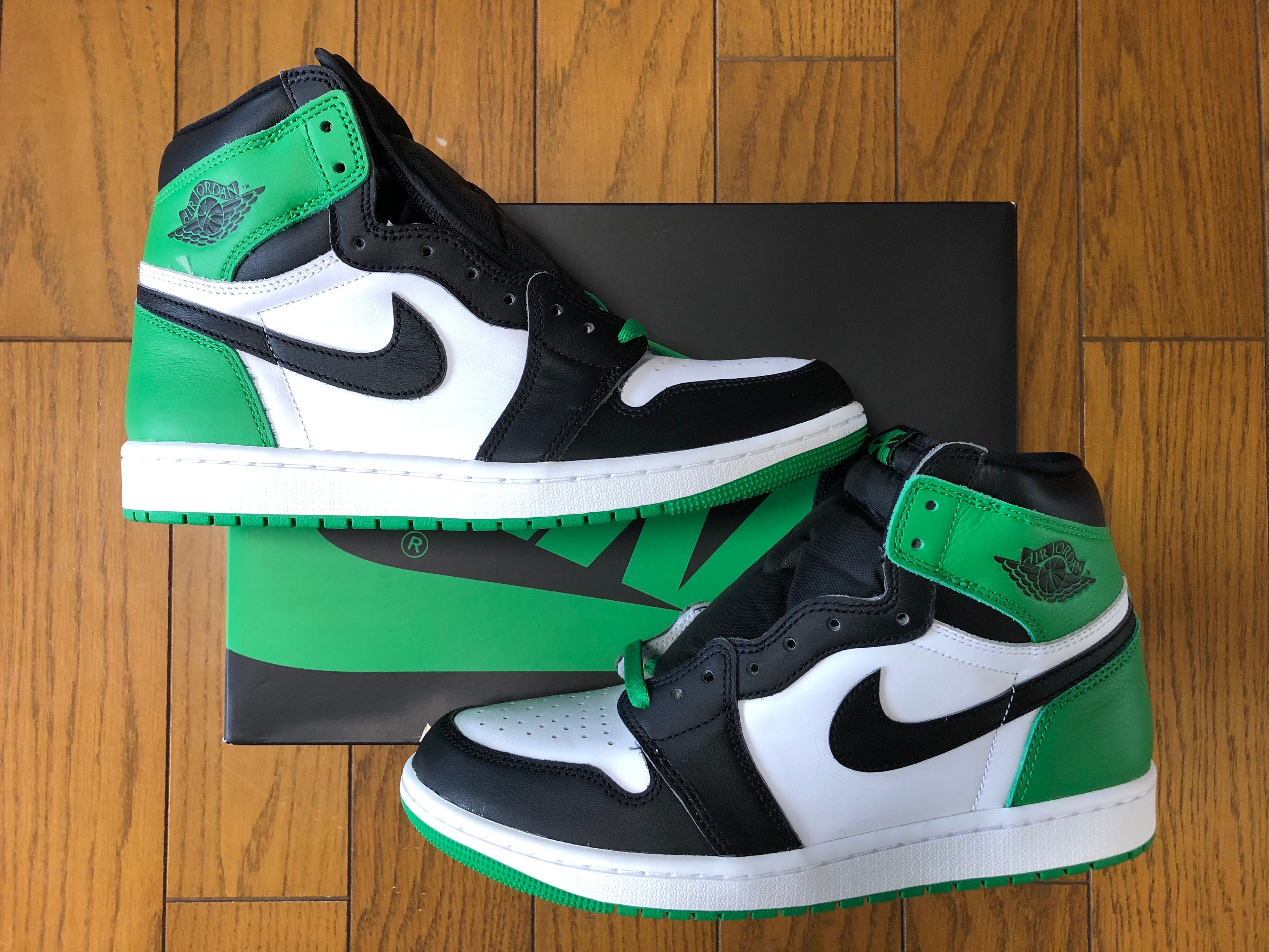 Nike Air Jordan 1 Retro High OG "Celtics/Black and Lucky Green" (2023)