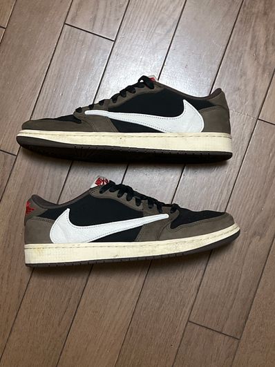 Travis Scott × Nike Air Jordan 1 Low OG SP-T "Black/Dark Mocha"