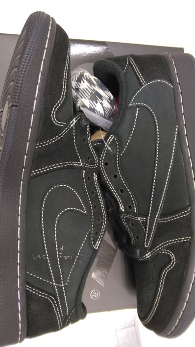 Travis Scott × Nike Air Jordan 1 Low OG SP "Black Phantom"