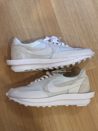 sacai × Nike LDV Waffle "Triple White"