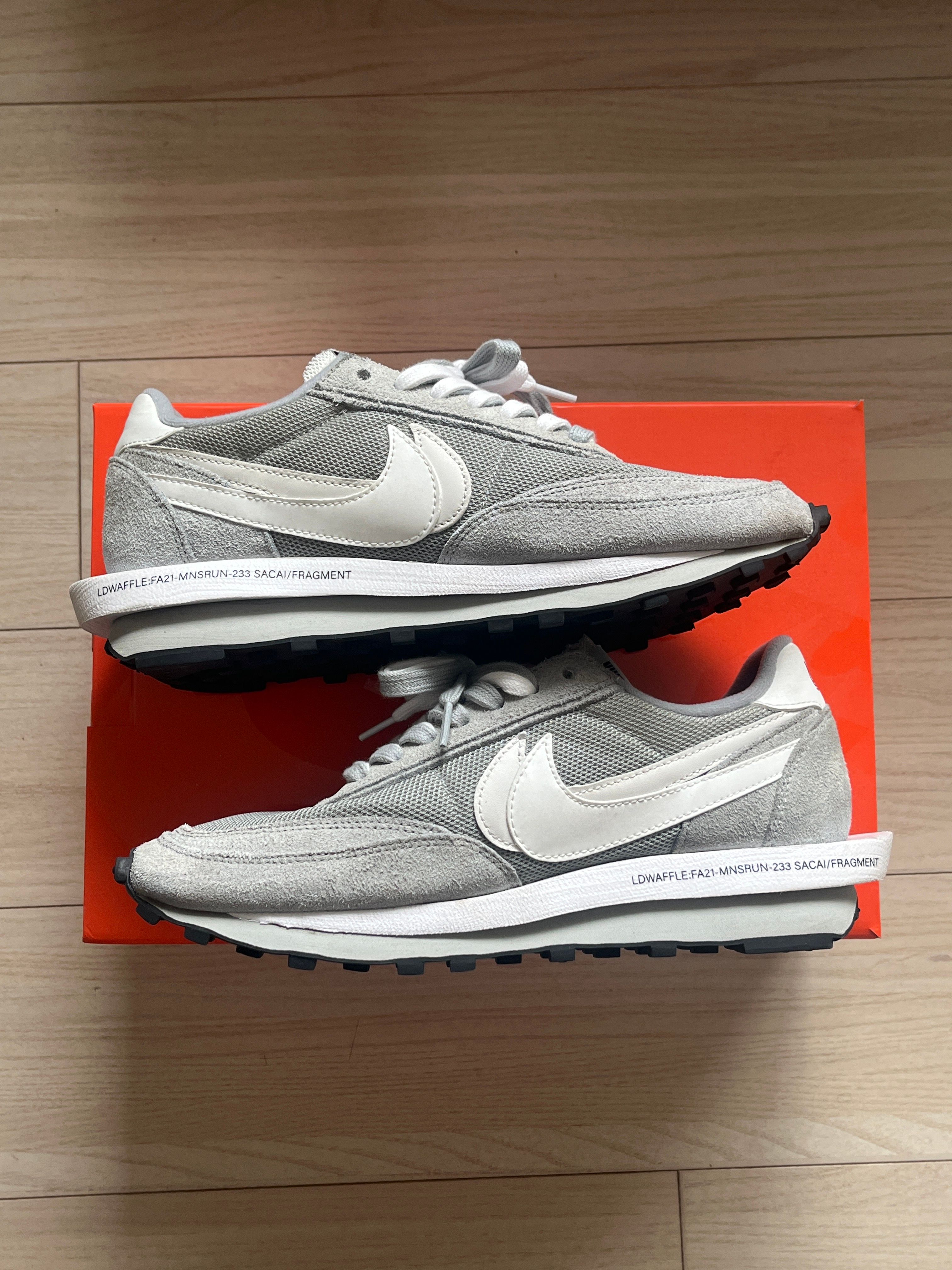 Fragment × sacai × Nike LD Waffle "Light Smoke Grey"