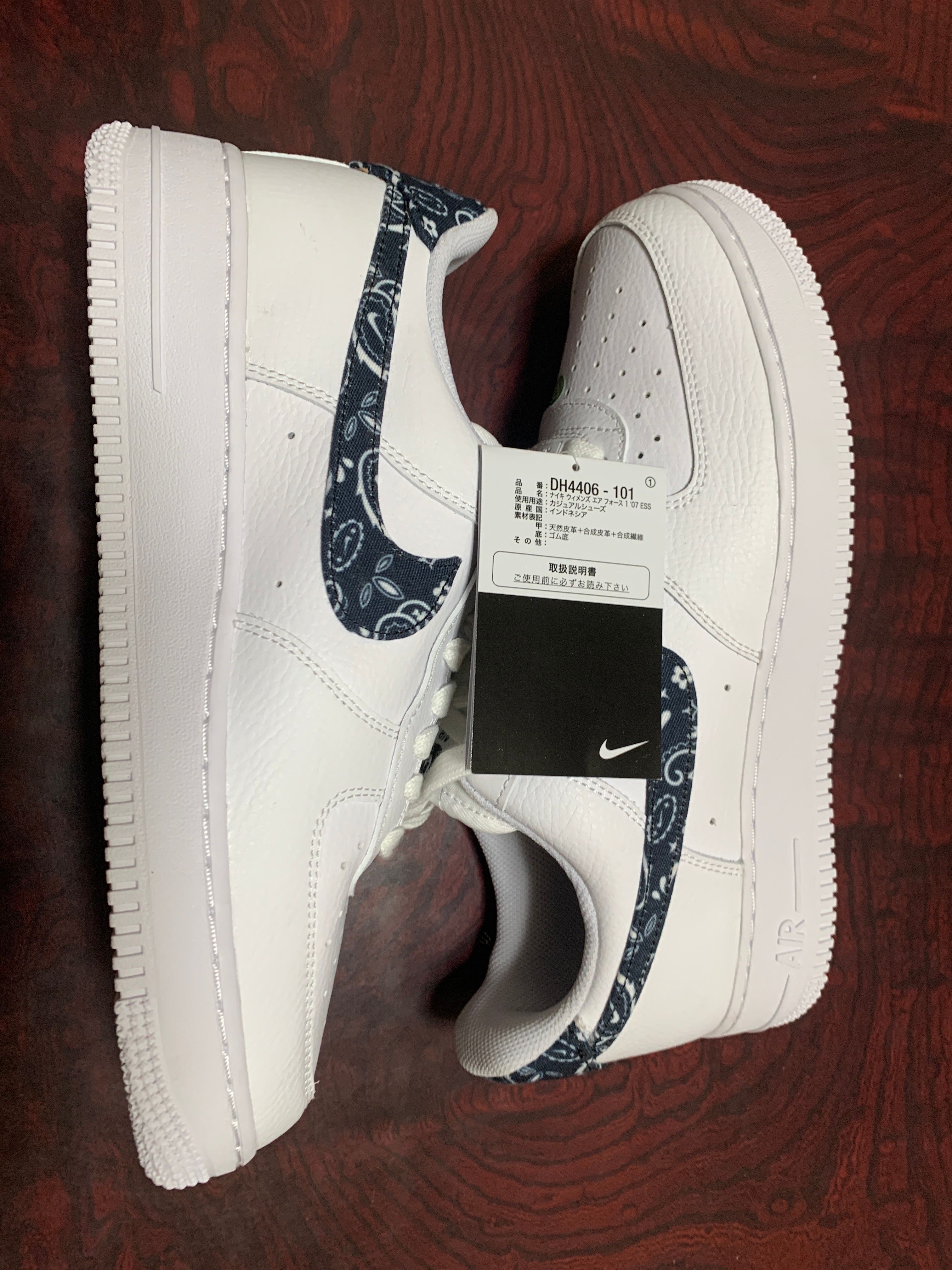 Nike Women's Air Force 1 Low '07 Essential "Black Paisley"