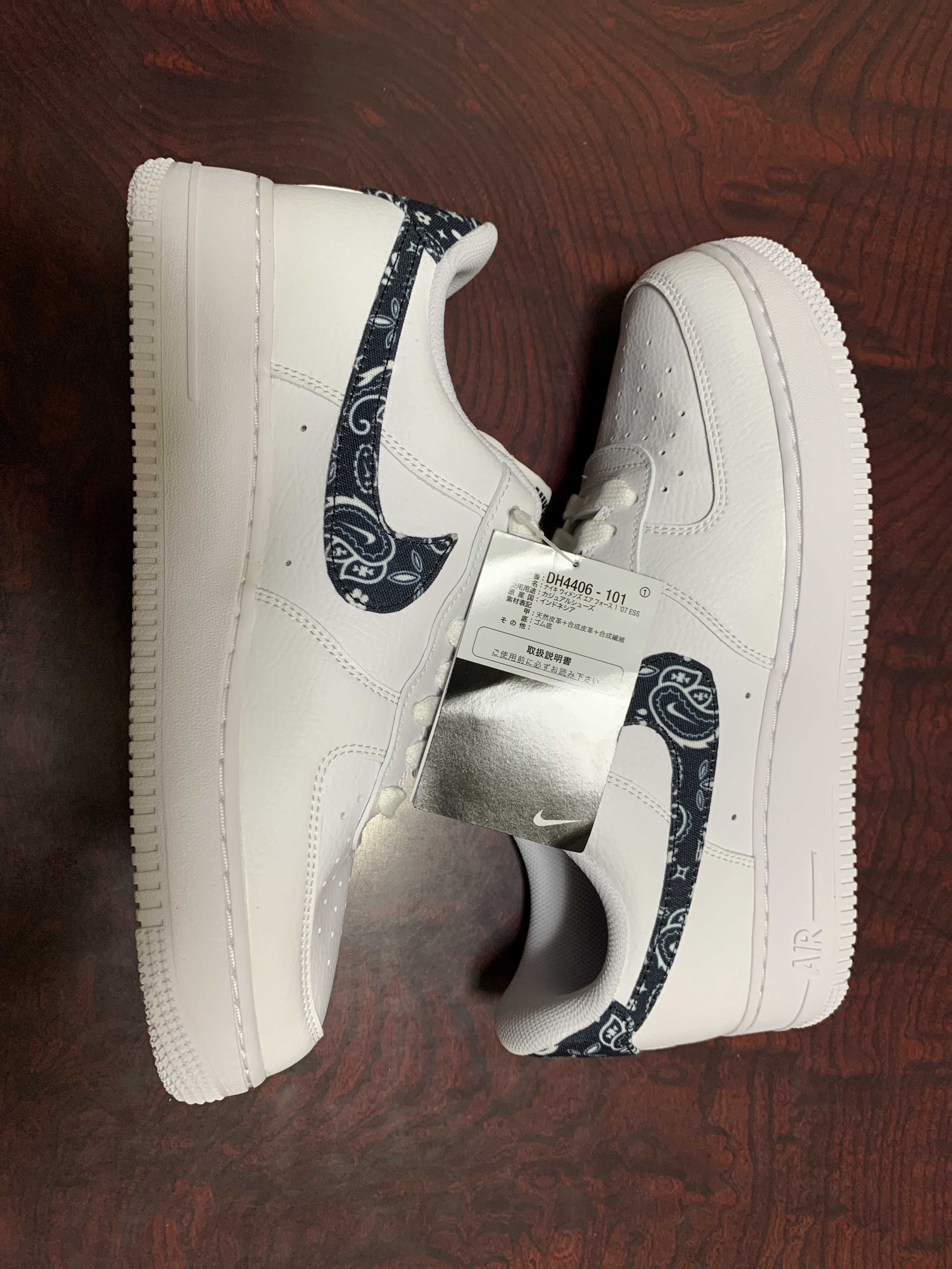 Nike Women's Air Force 1 Low '07 Essential "Black Paisley"