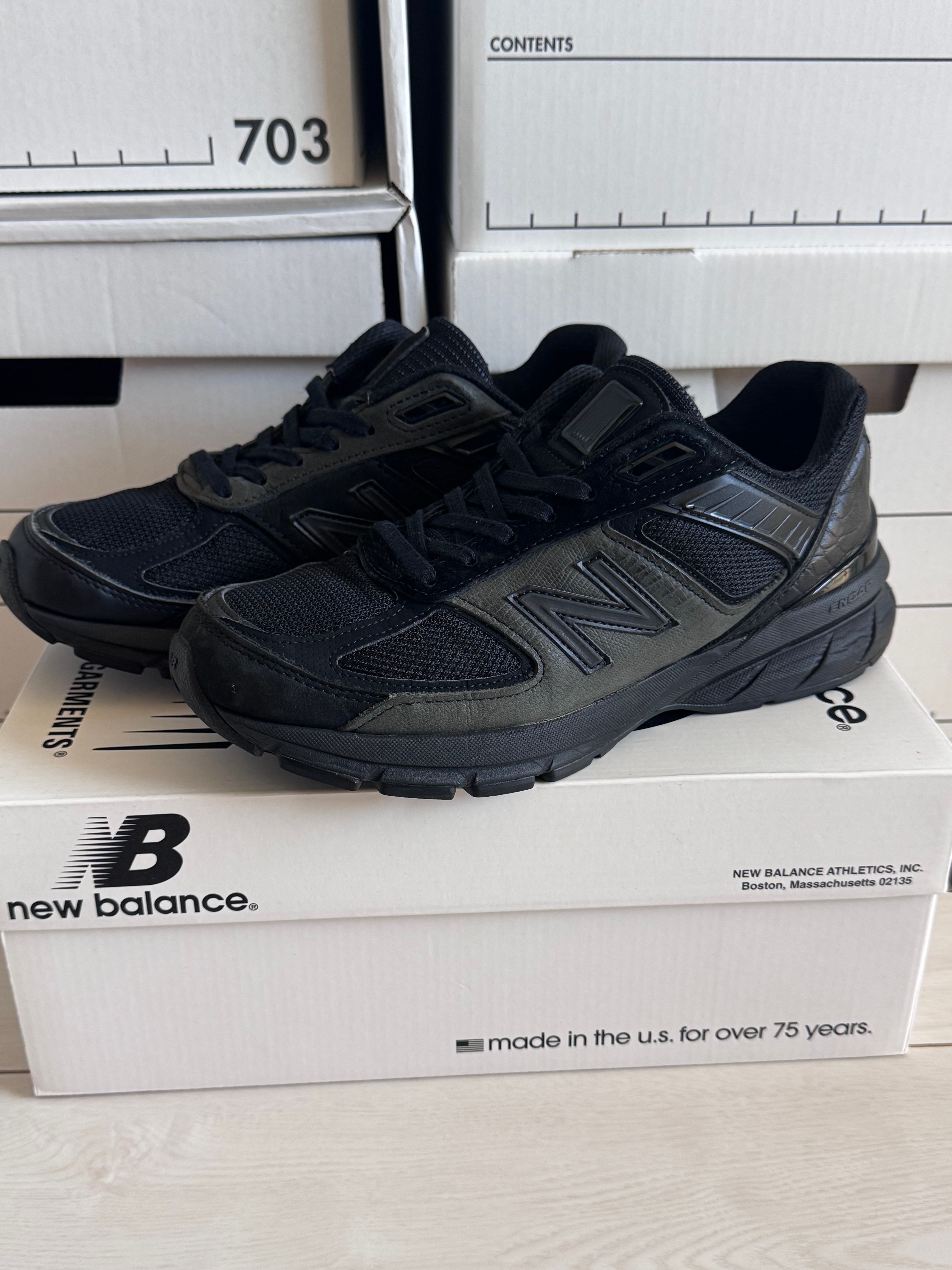 Engineered Garments × New Balance 990V5 CG5 "Black"