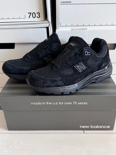 New Balance 992 "Triple Black"