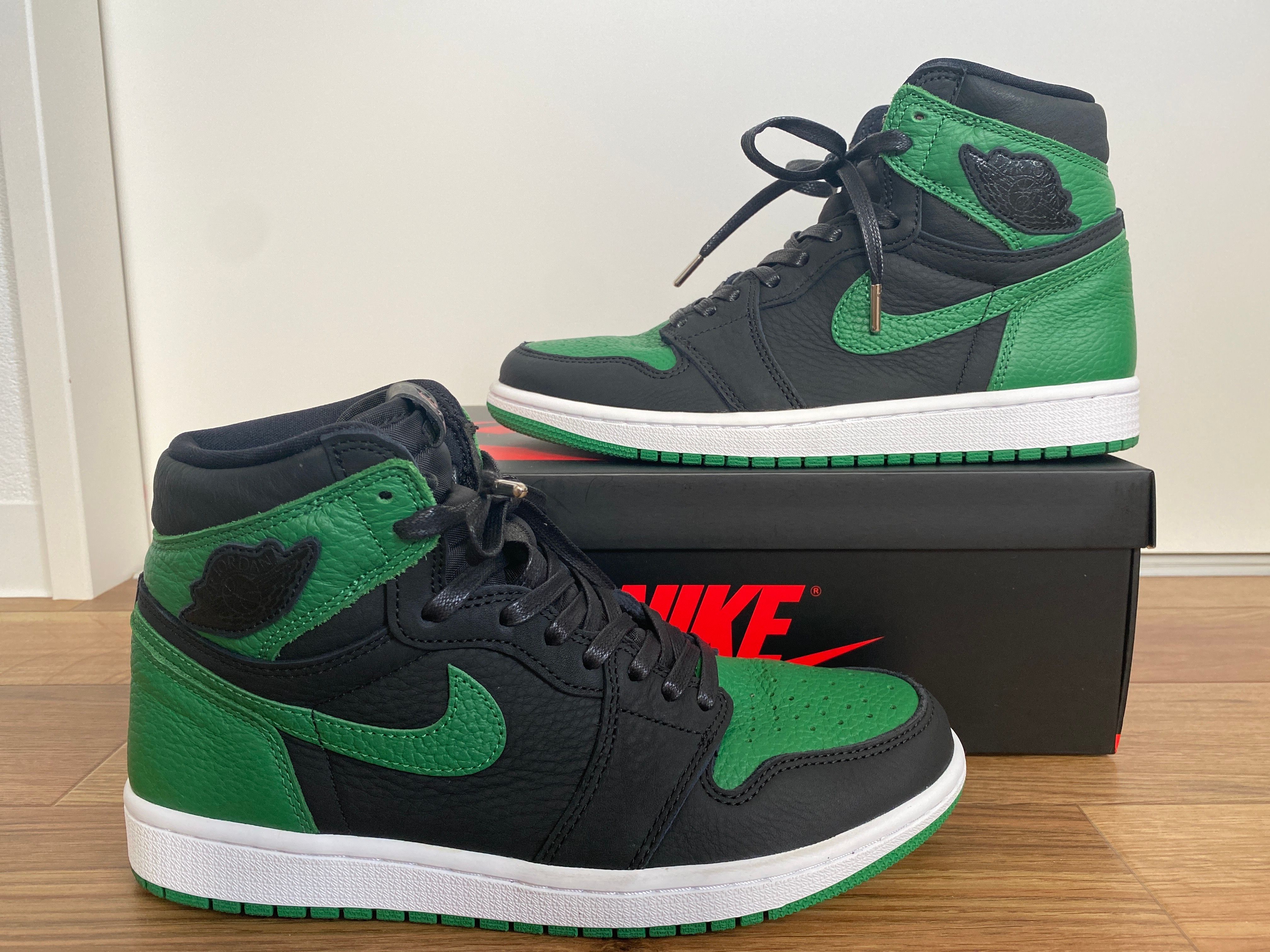 Nike Air Jordan 1 Retro High OG "Black/Pine Green" (2020)