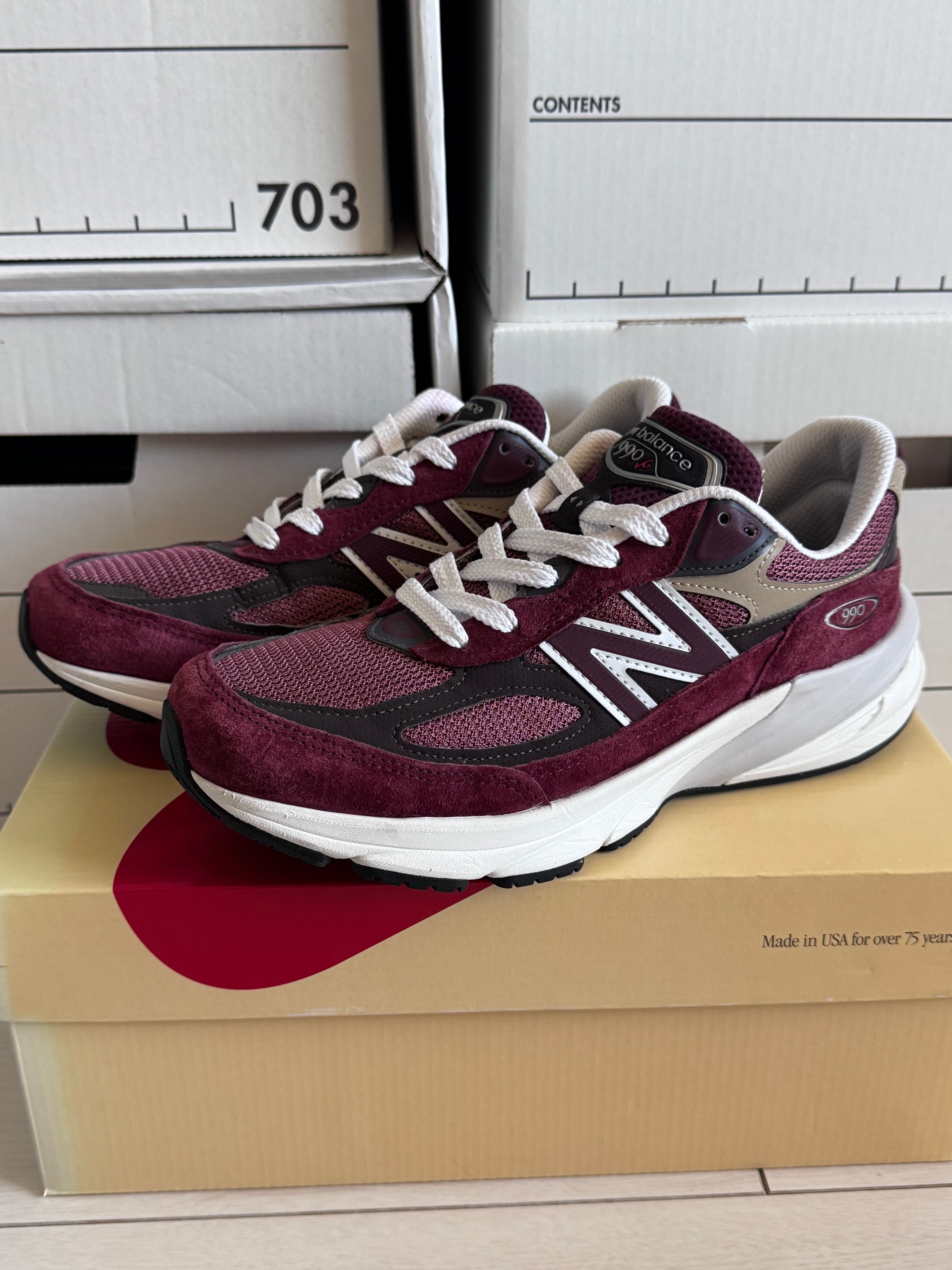 ニューバランス 990V6 "バーガンディ"
