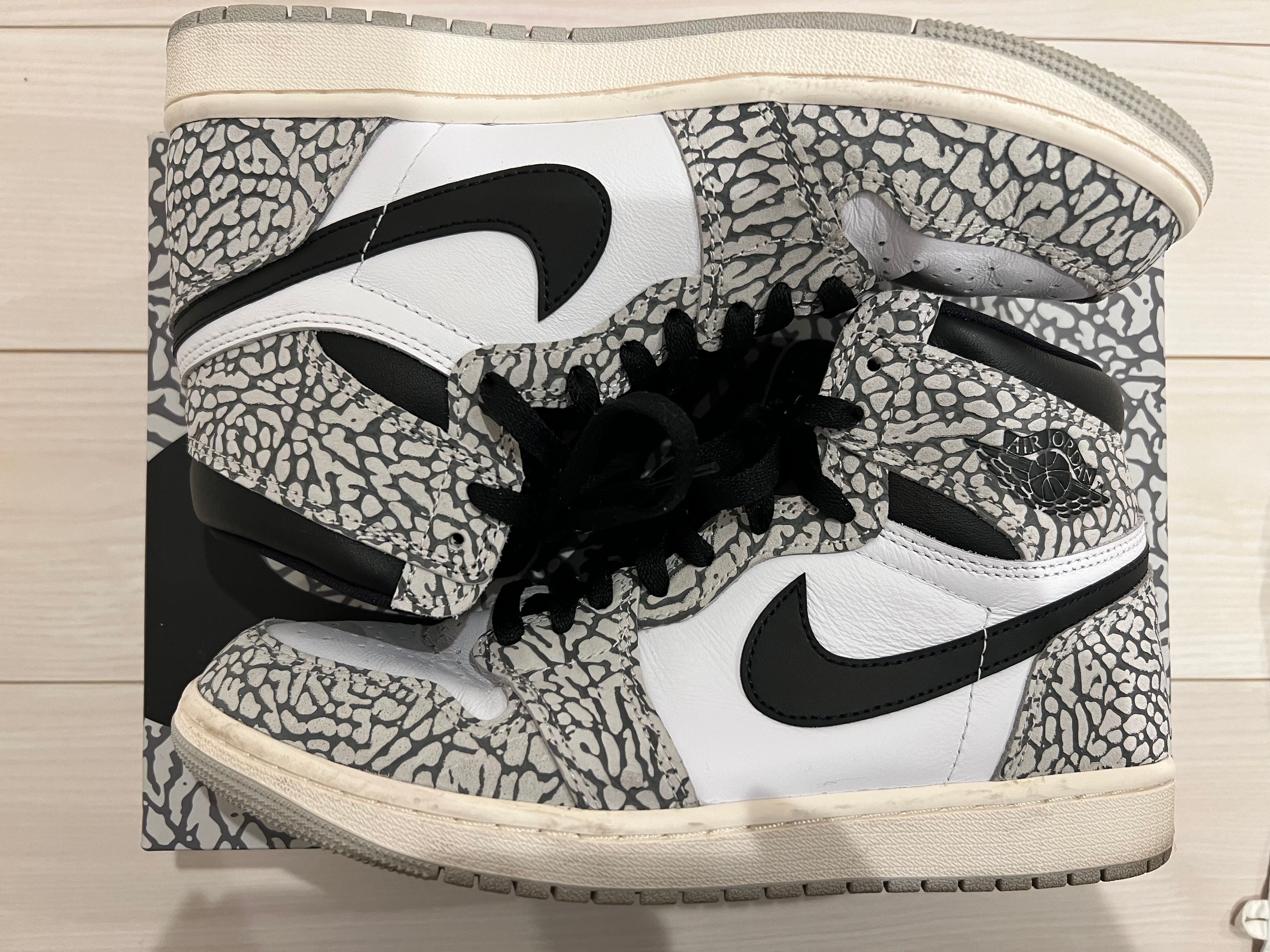 Nike Air Jordan 1 High OG "White Cement/Safari"