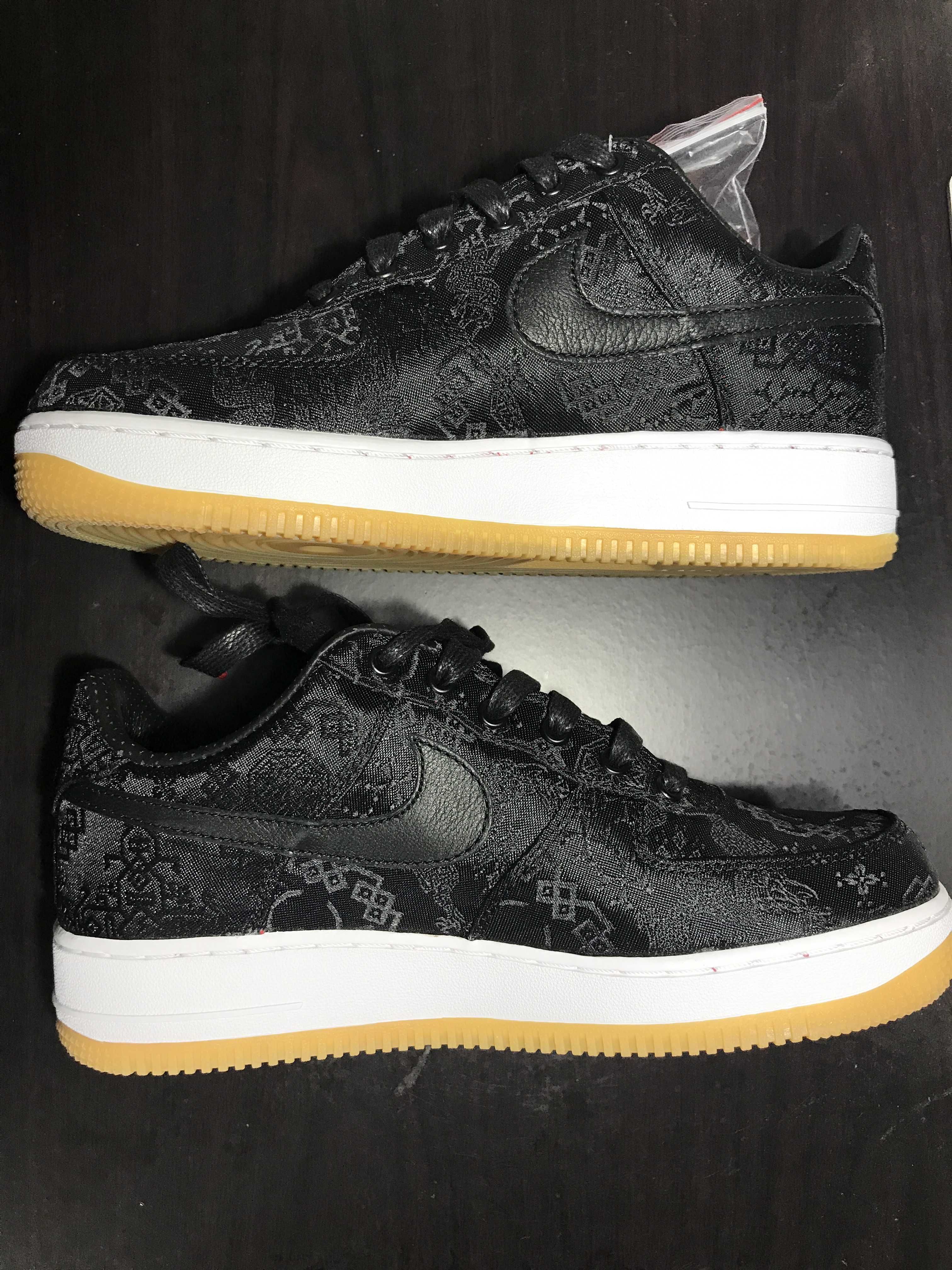Fragment × CLOT × Nike Air Force 1 Low "Black"