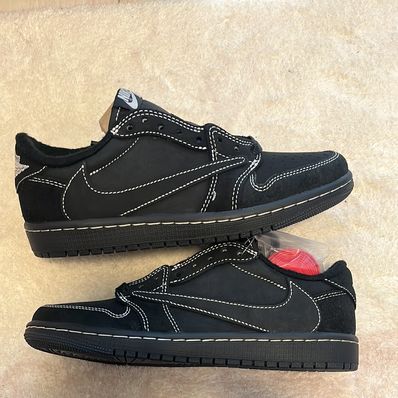 Travis Scott × Nike Air Jordan 1 Low OG SP "Black Phantom"