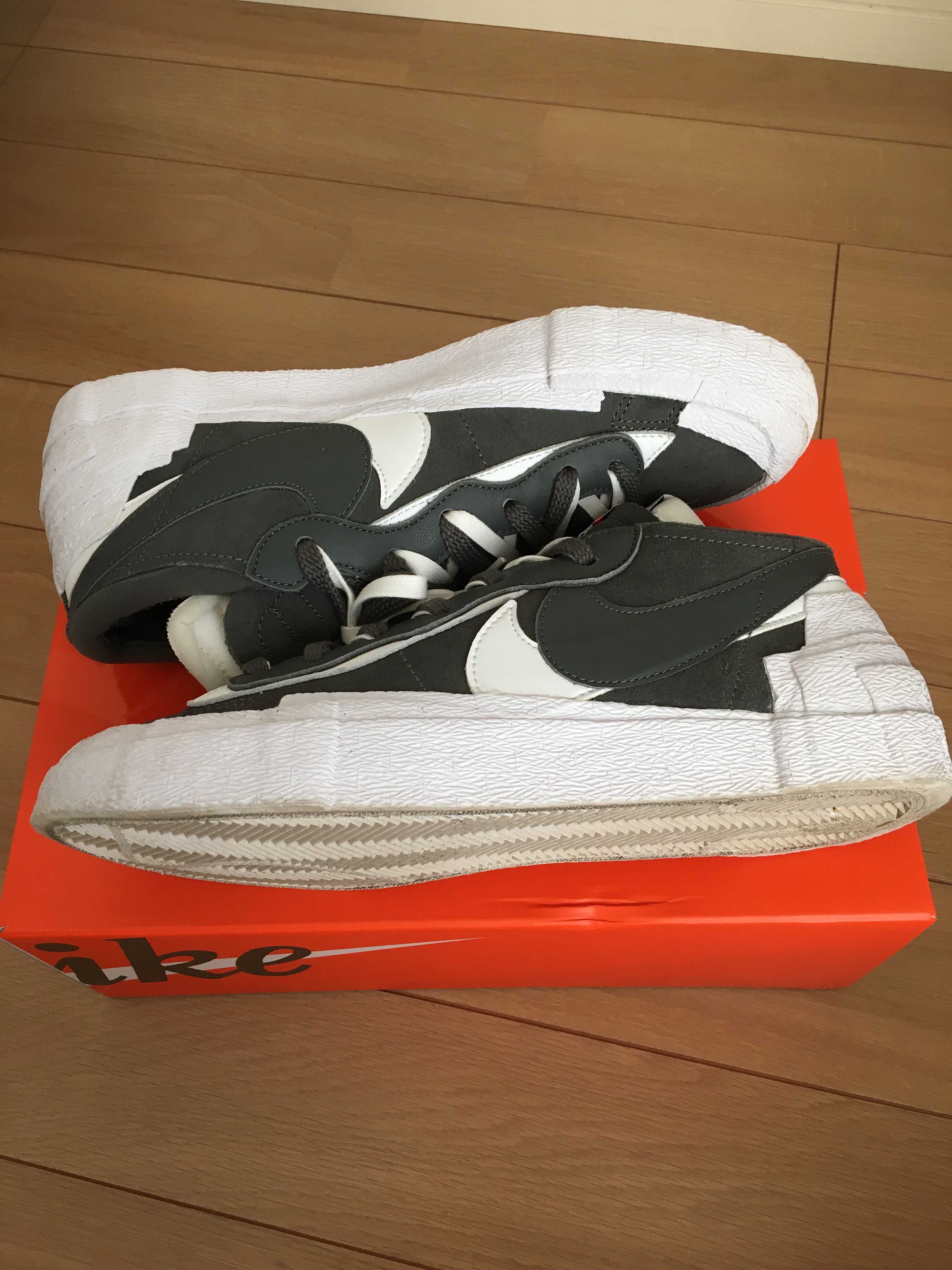 Sacai × Nike Blazer Low "Iron Grey"