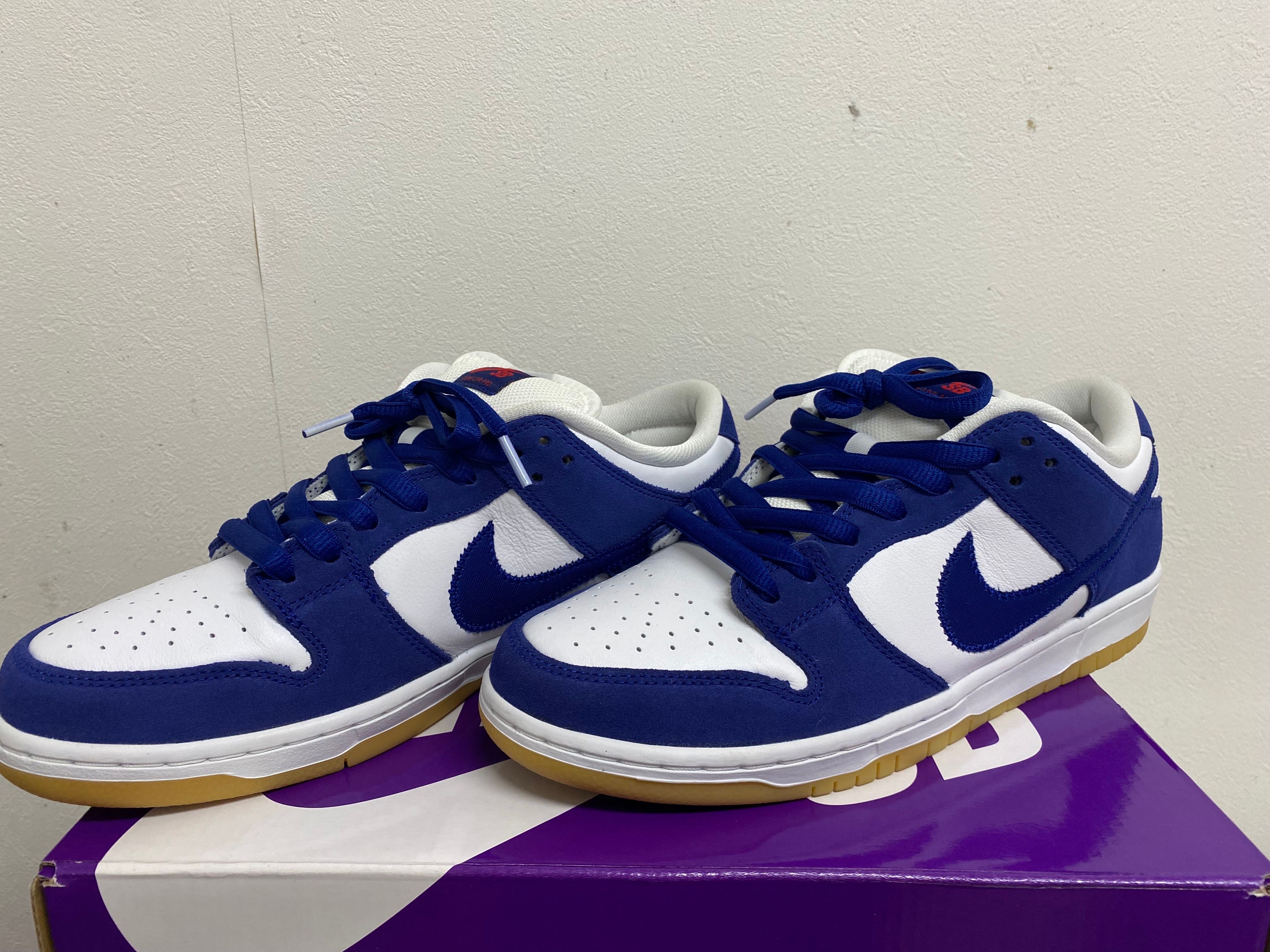 Nike SB Dunk Low "Los Angeles Dodgers/Deep Royal Blue"