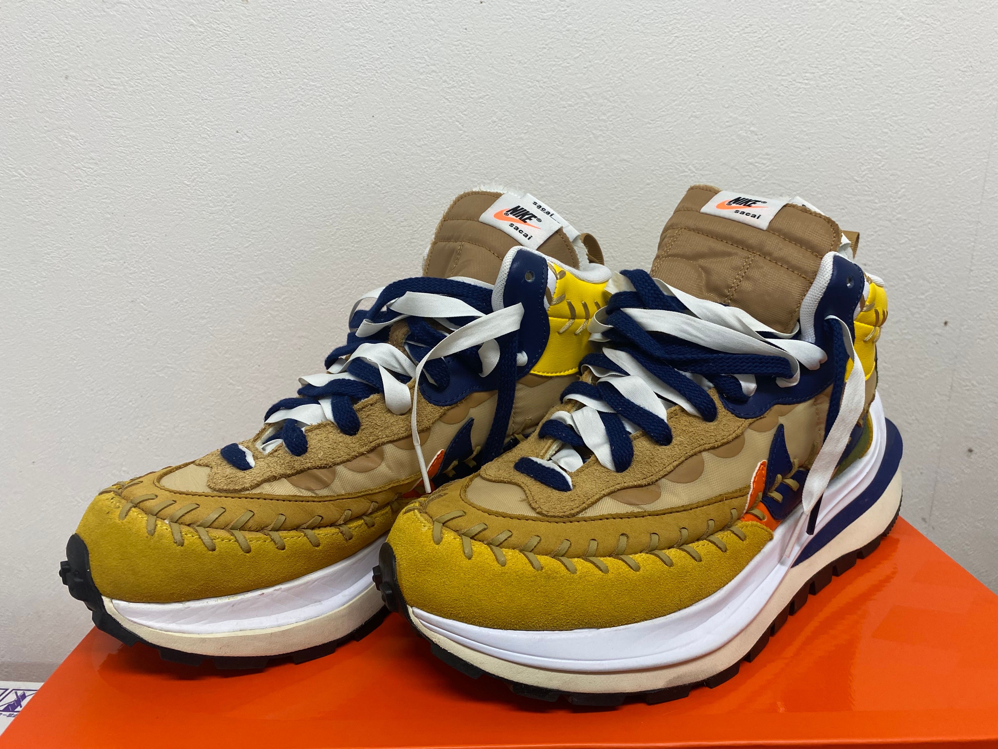 Jean-Paul Gaultier × sacai × Nike VaporWaffle "Sesame/Multi Color"